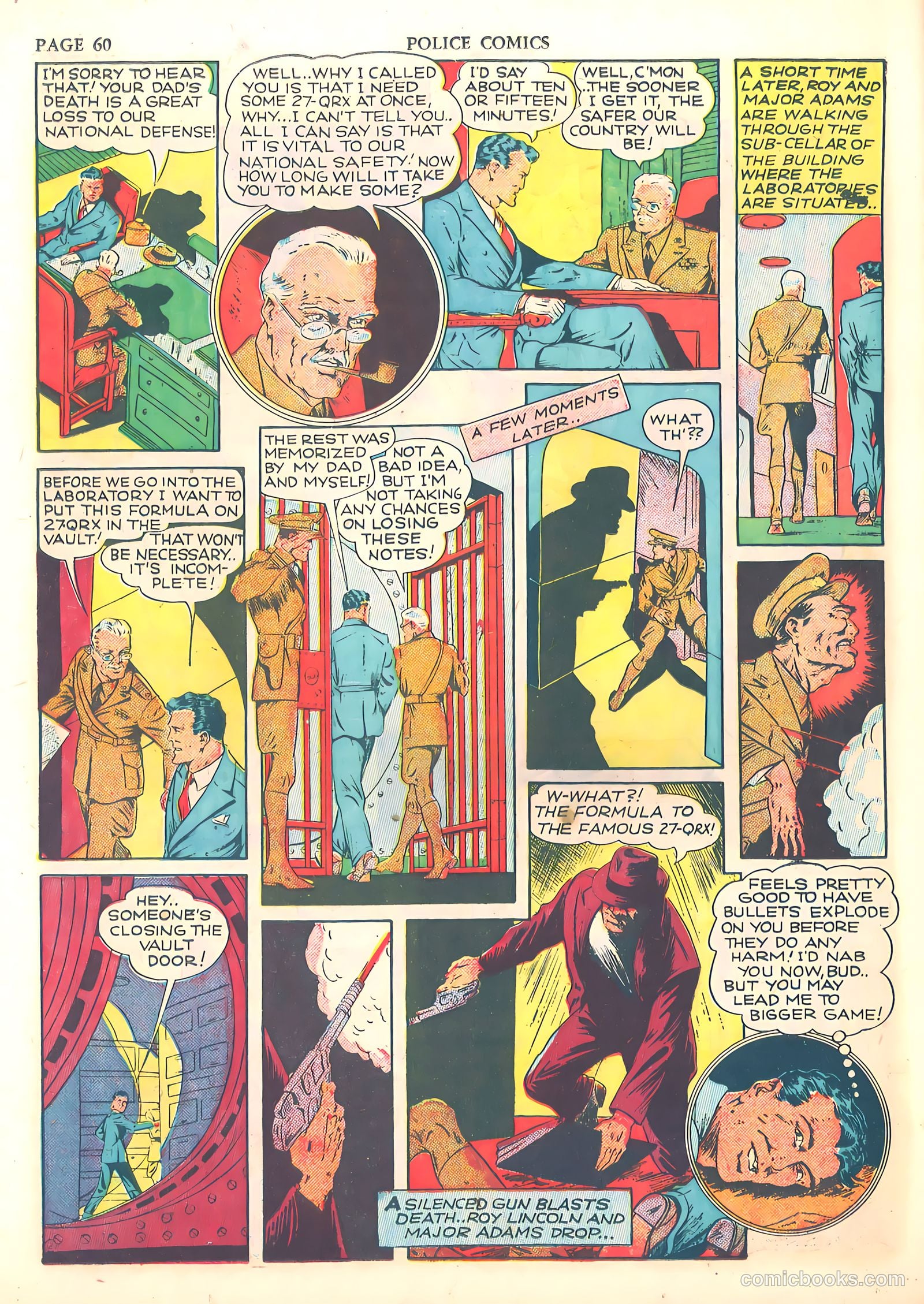 Police Comics #2 — page 62 of 68
