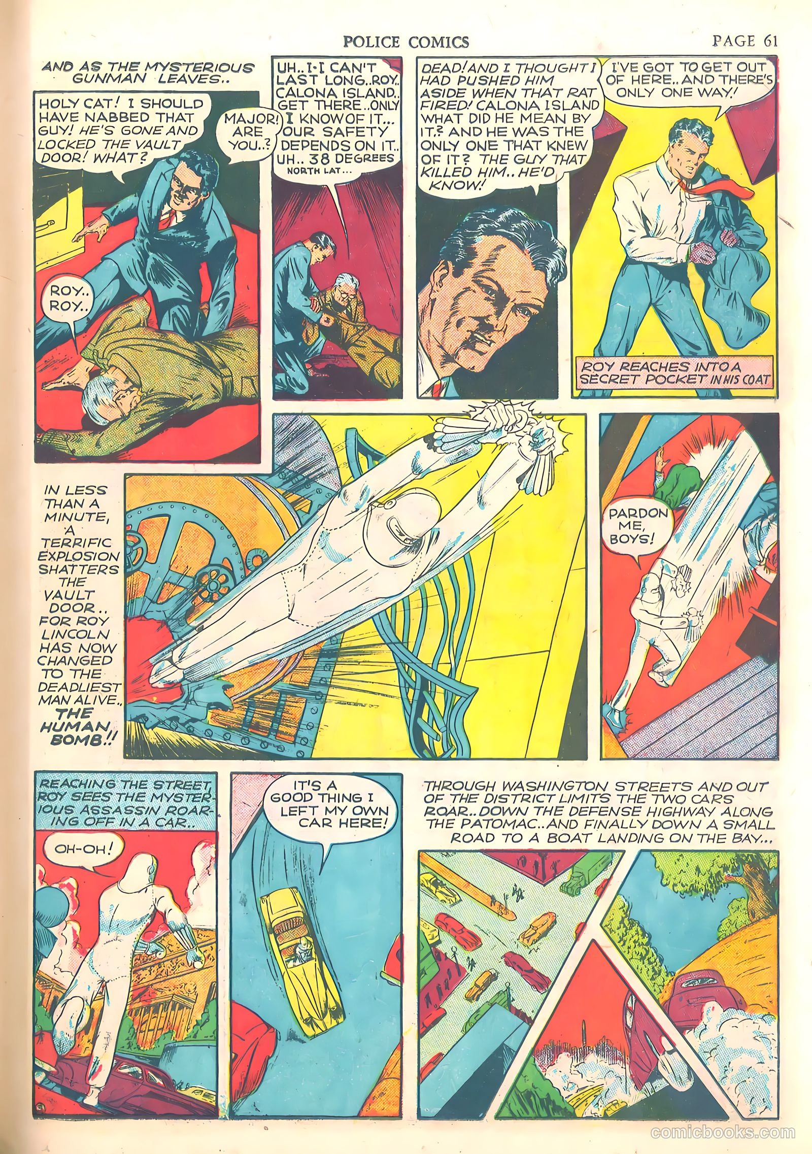 Police Comics #2 — page 63 of 68