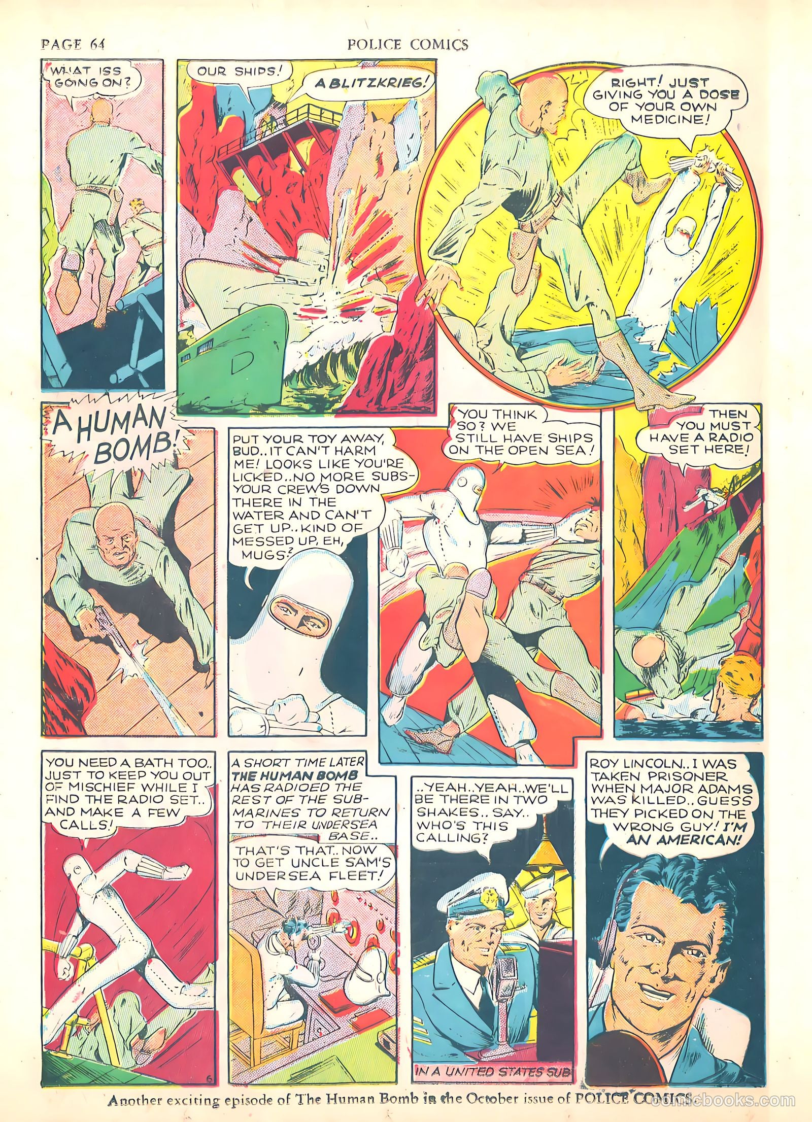Police Comics #2 — page 66 of 68