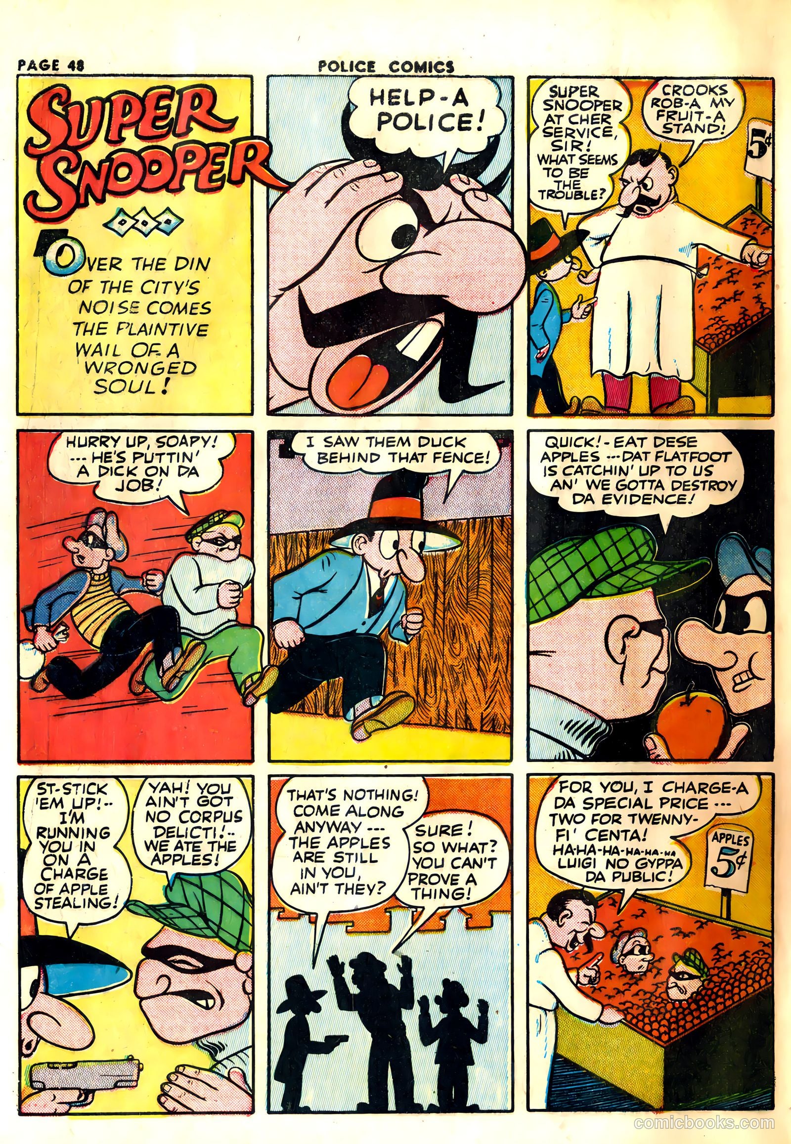 Police Comics #20 — page 50 of 68