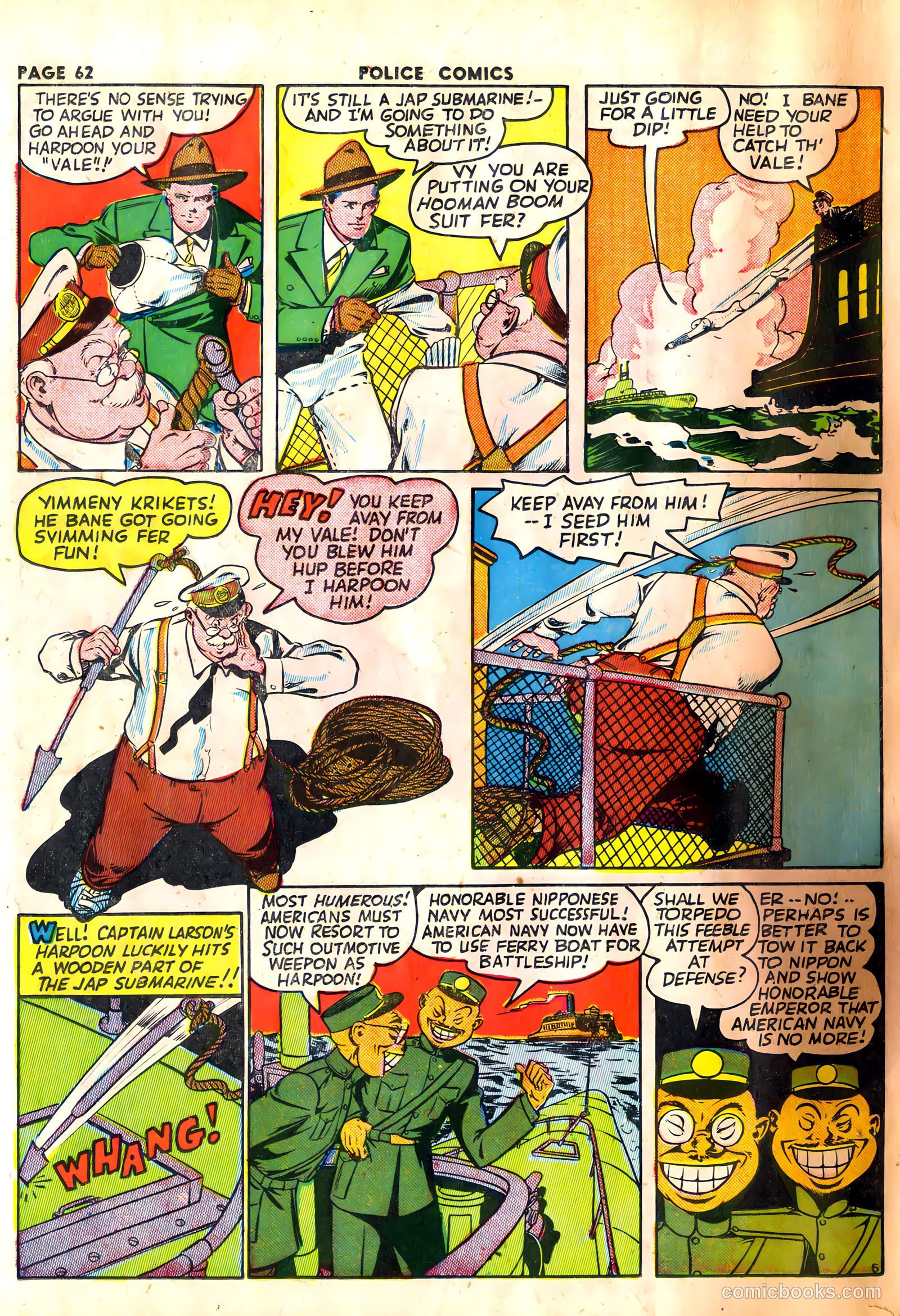 Police Comics #20 — page 64 of 68
