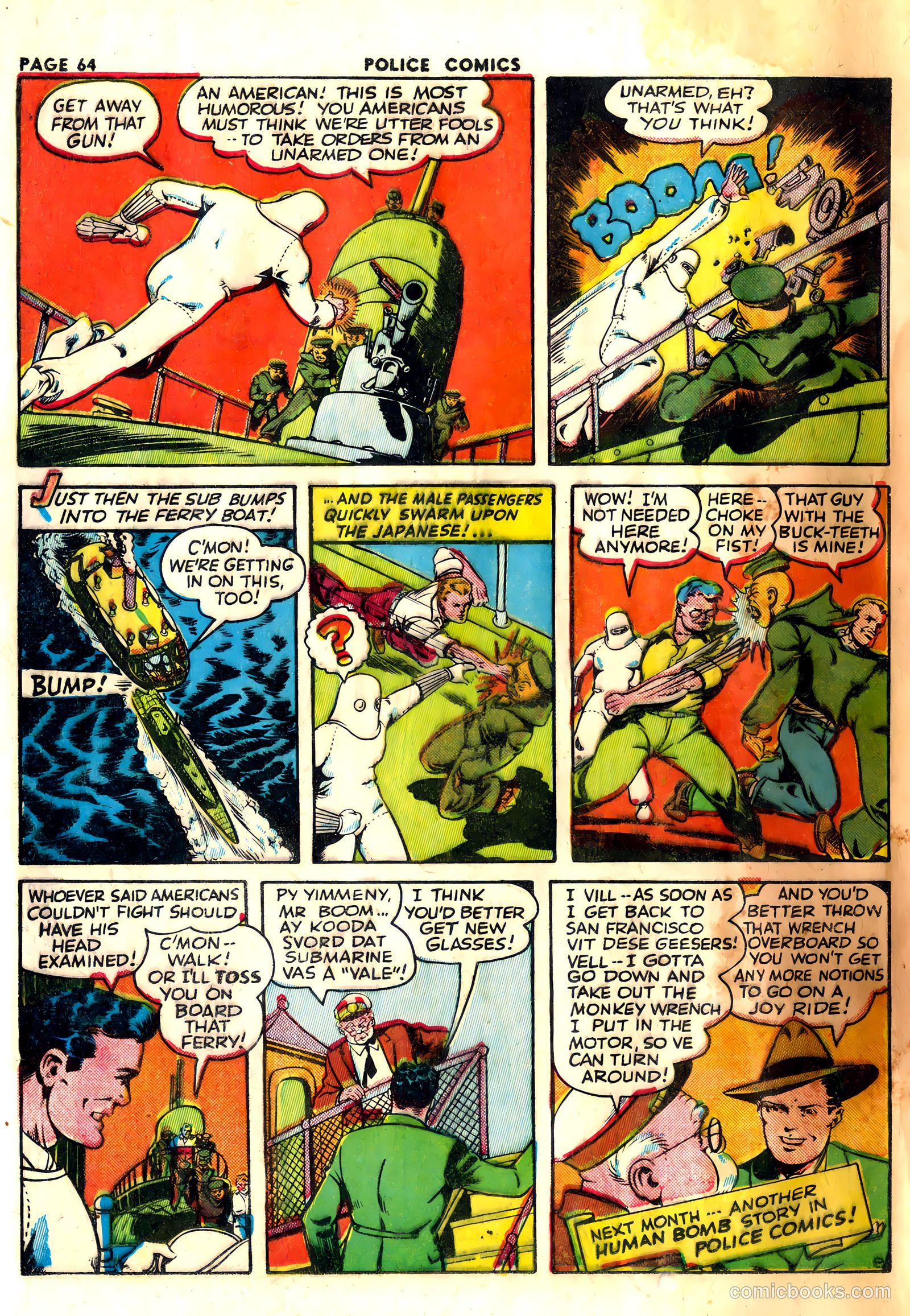 Police Comics #20 — page 66 of 68