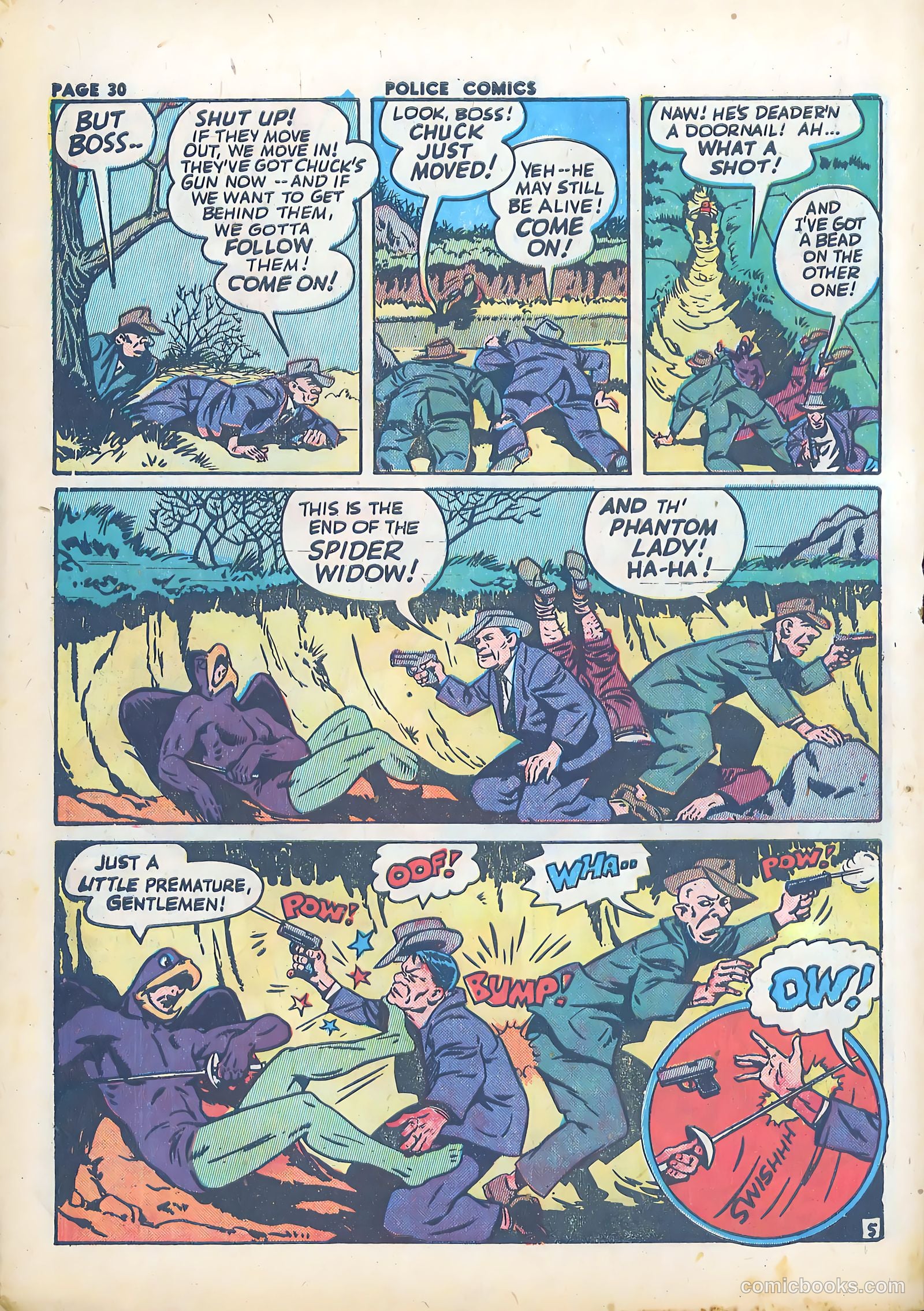 Police Comics #21 — page 32 of 68