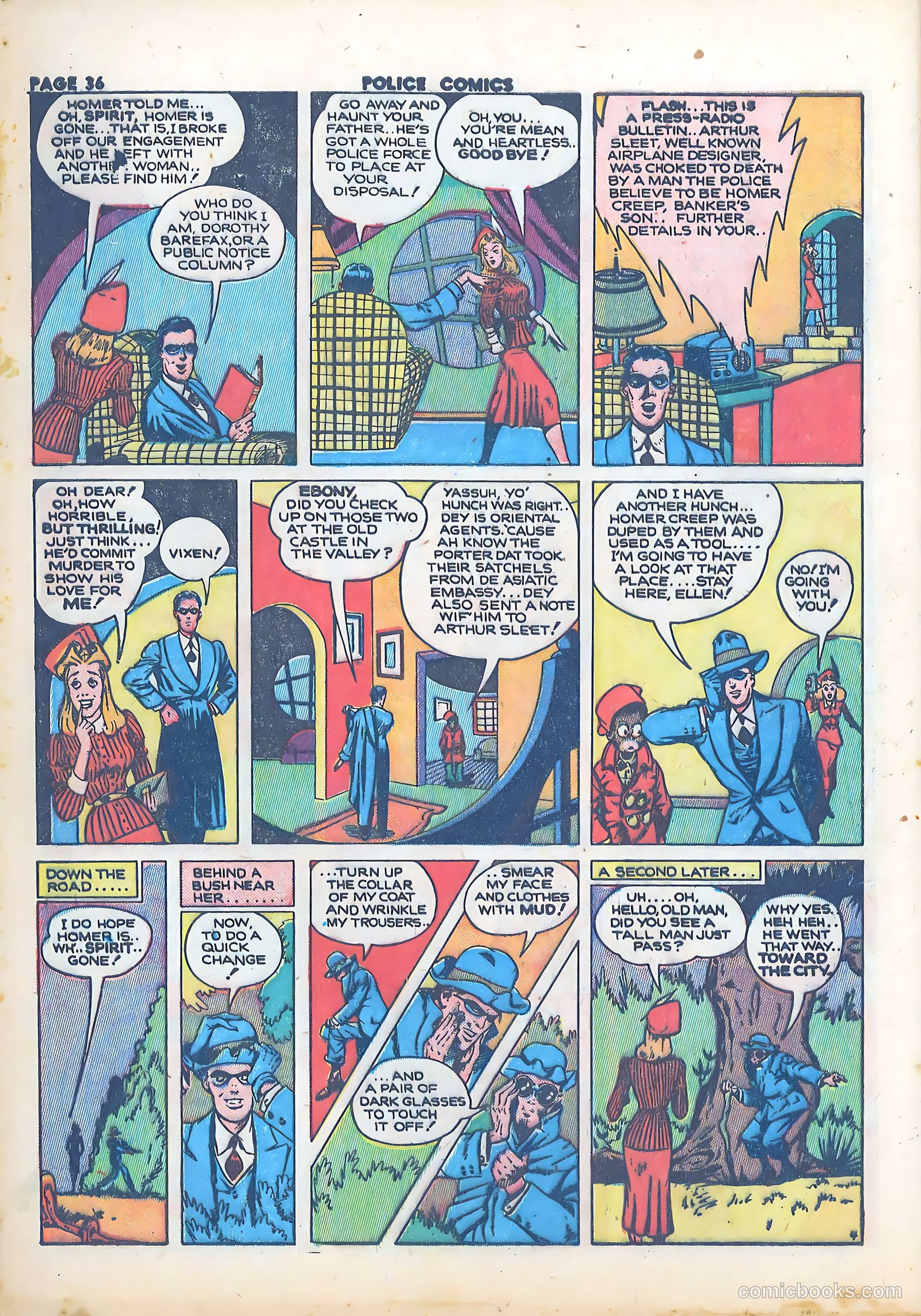 Police Comics #21 — page 38 of 68