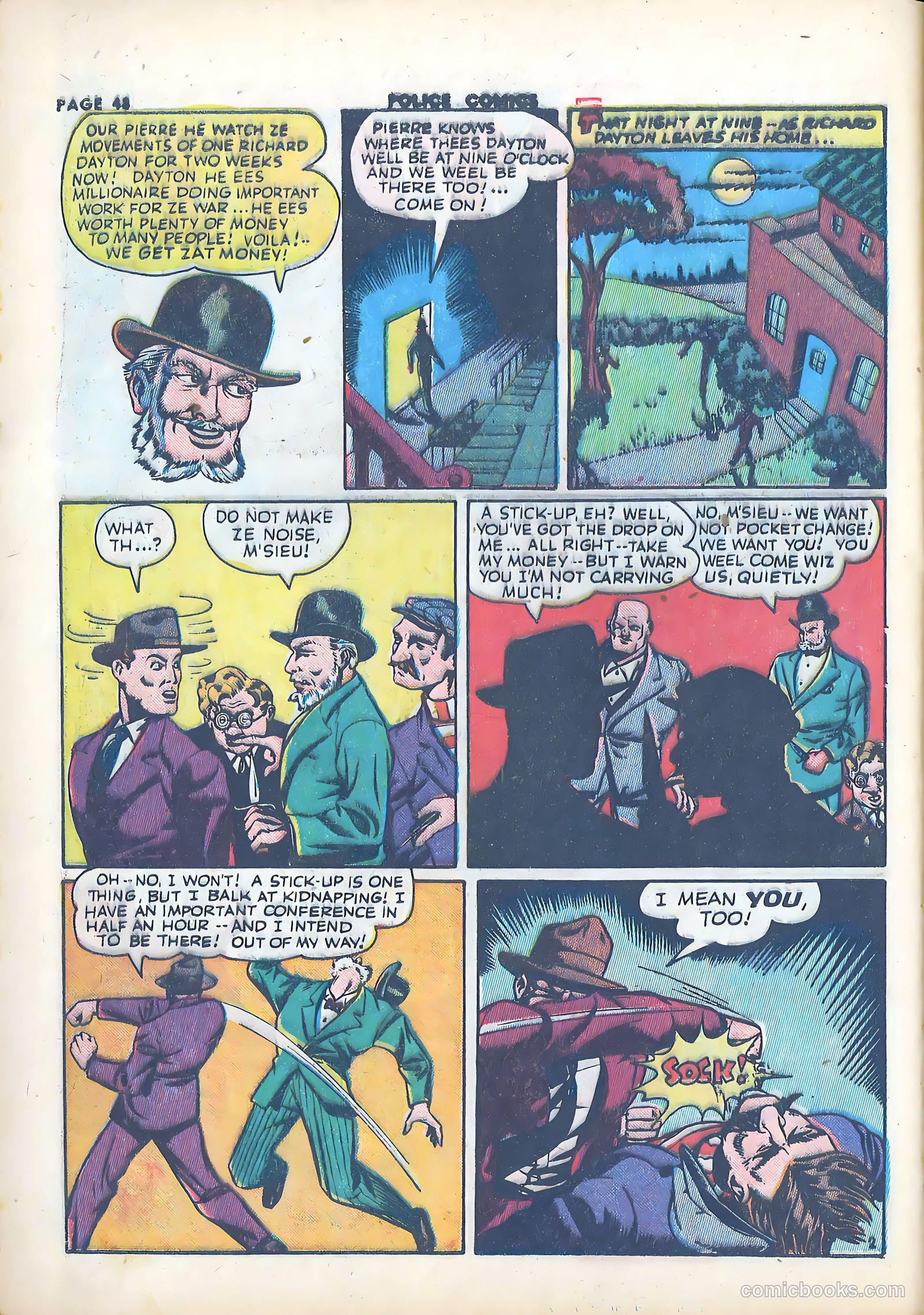 Police Comics #21 — page 50 of 68