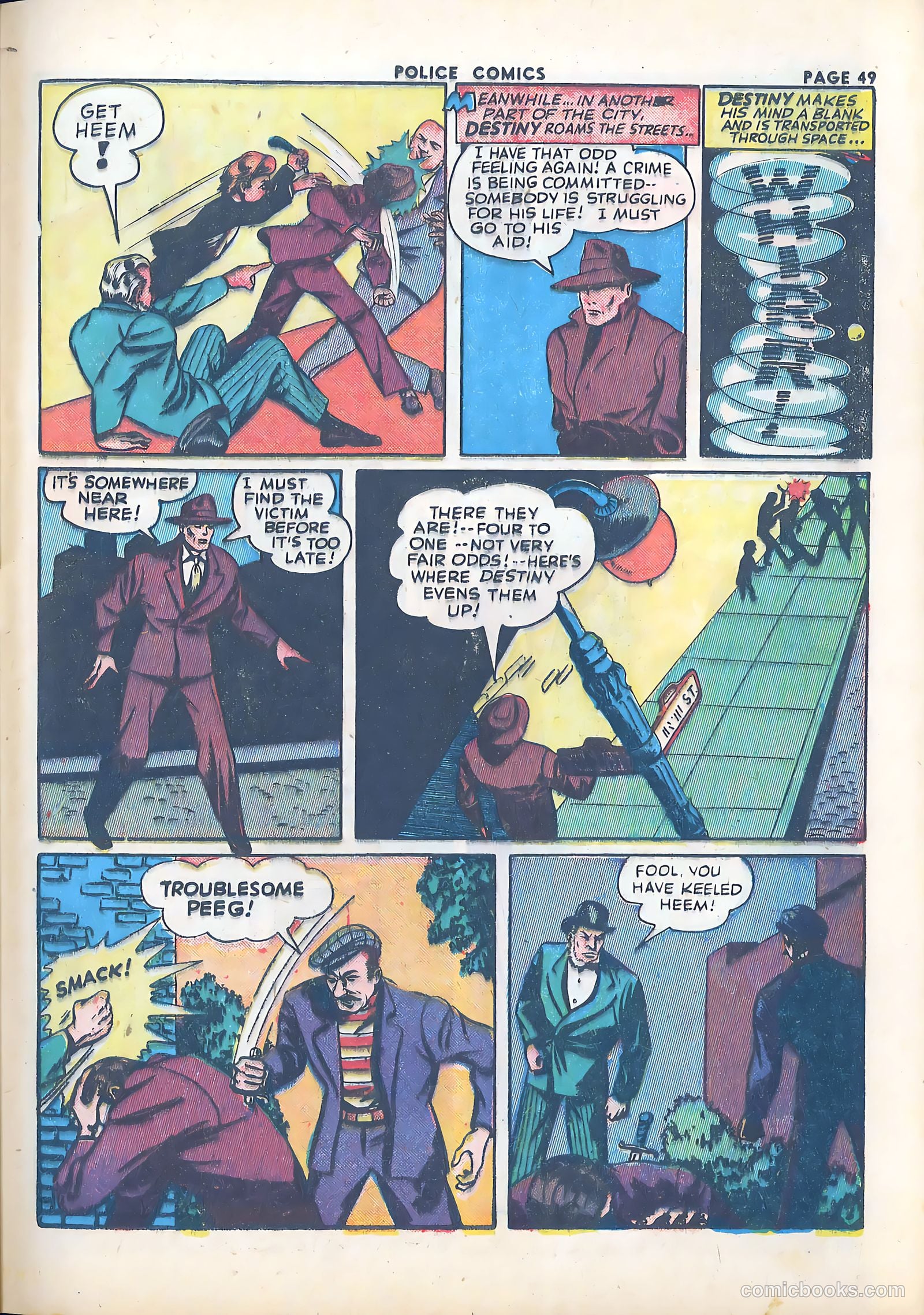 Police Comics #21 — page 51 of 68
