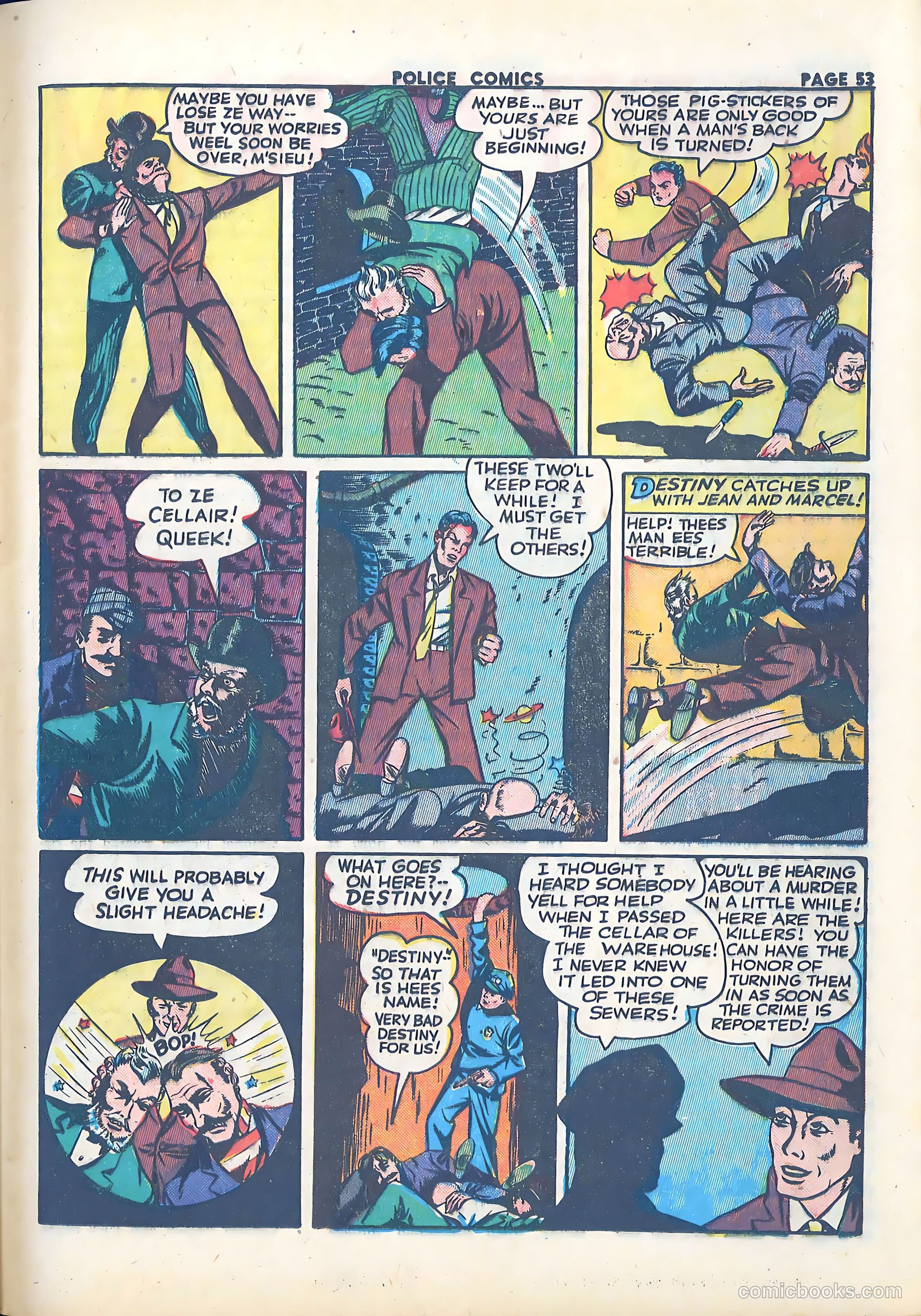 Police Comics #21 — page 55 of 68