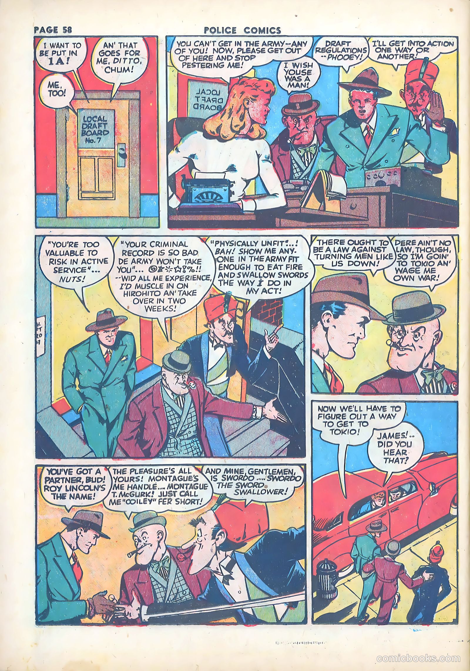 Police Comics #21 — page 60 of 68
