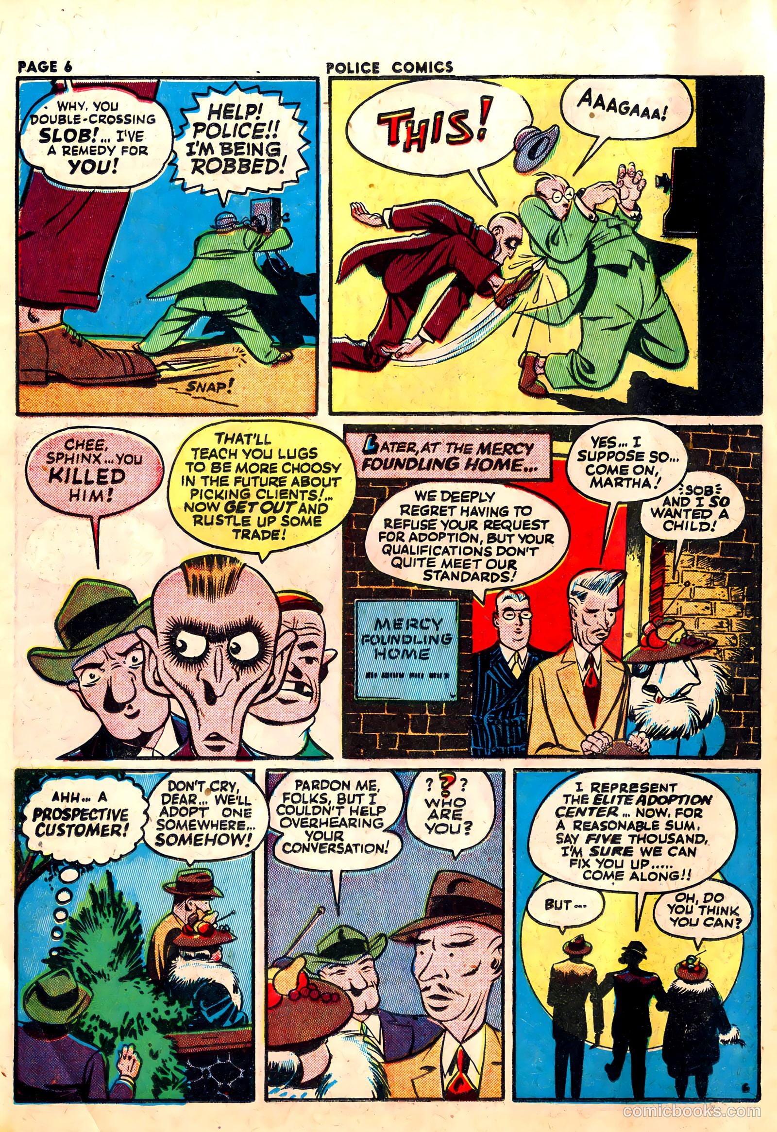 Police Comics #22 — page 8 of 68
