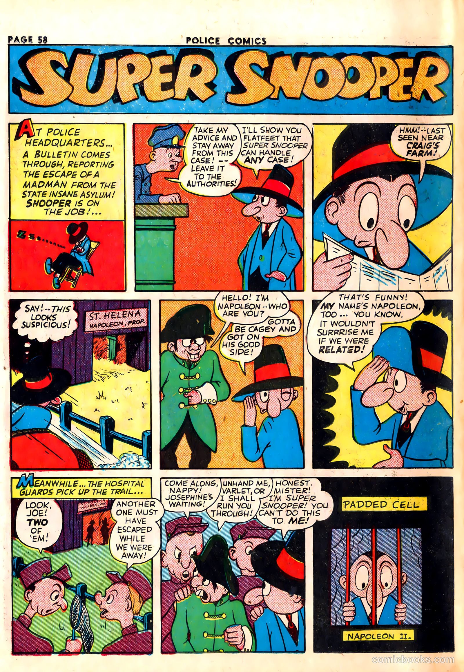 Police Comics #22 — page 60 of 68