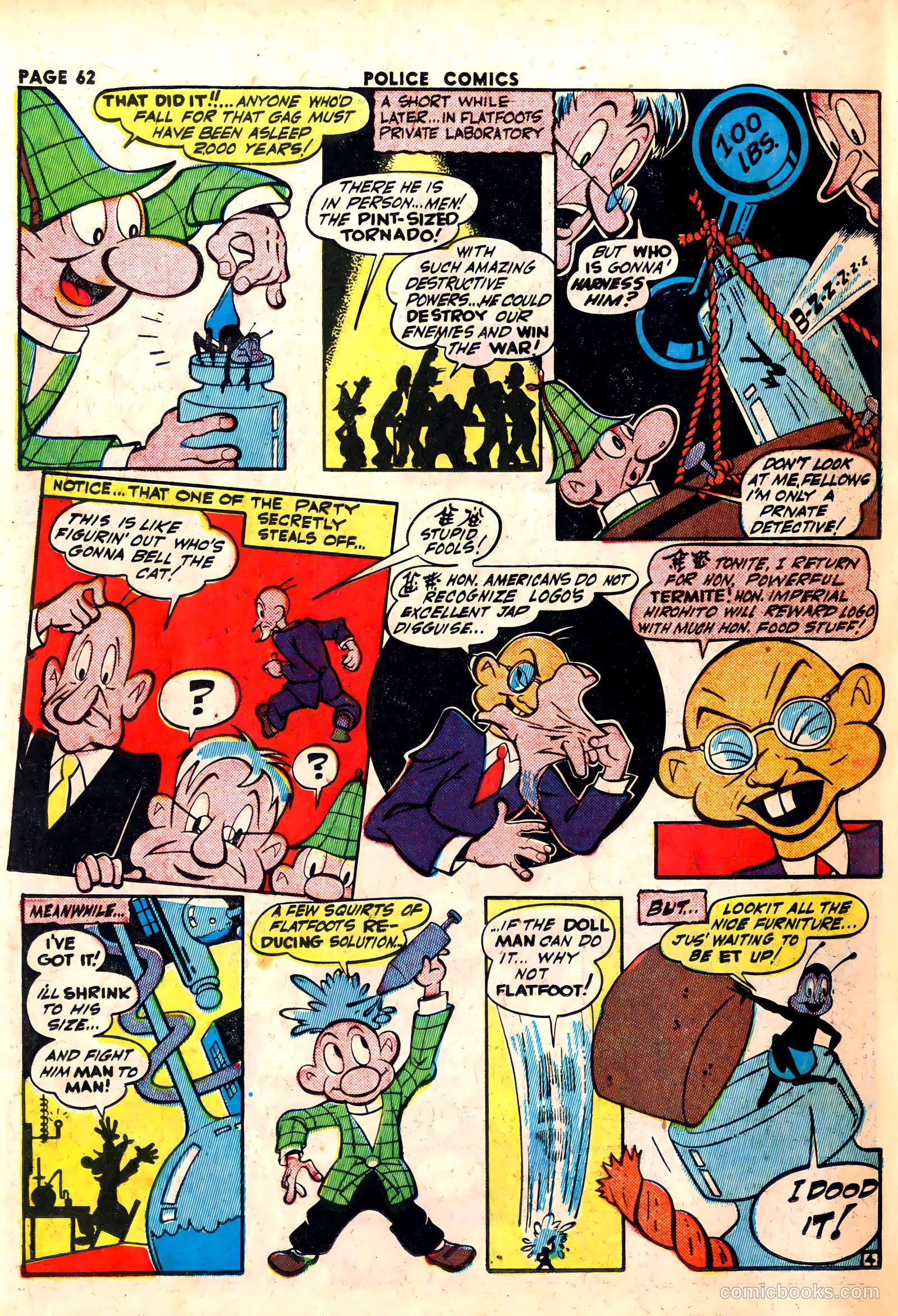 Police Comics #22 — page 64 of 68