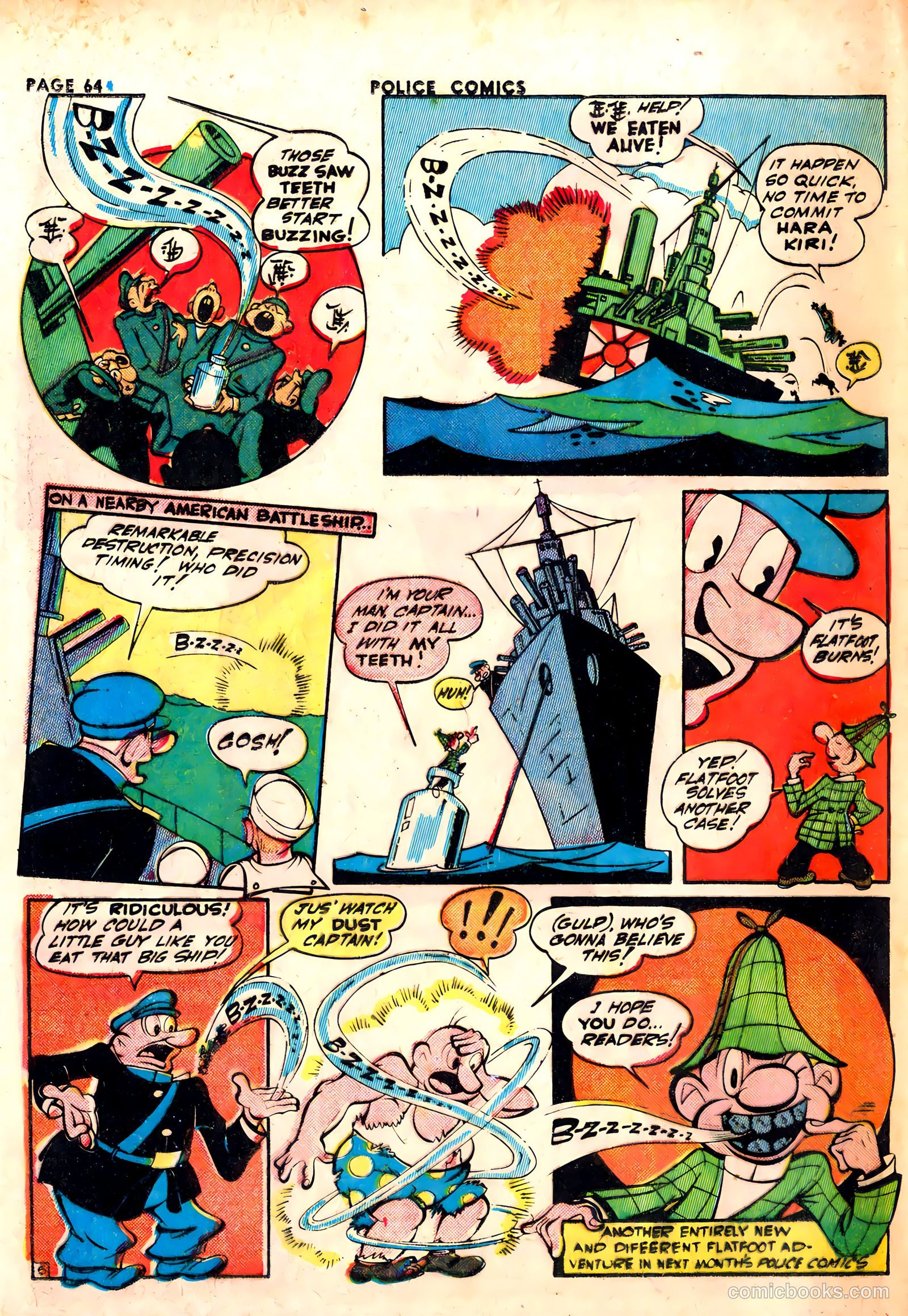 Police Comics #22 — page 66 of 68