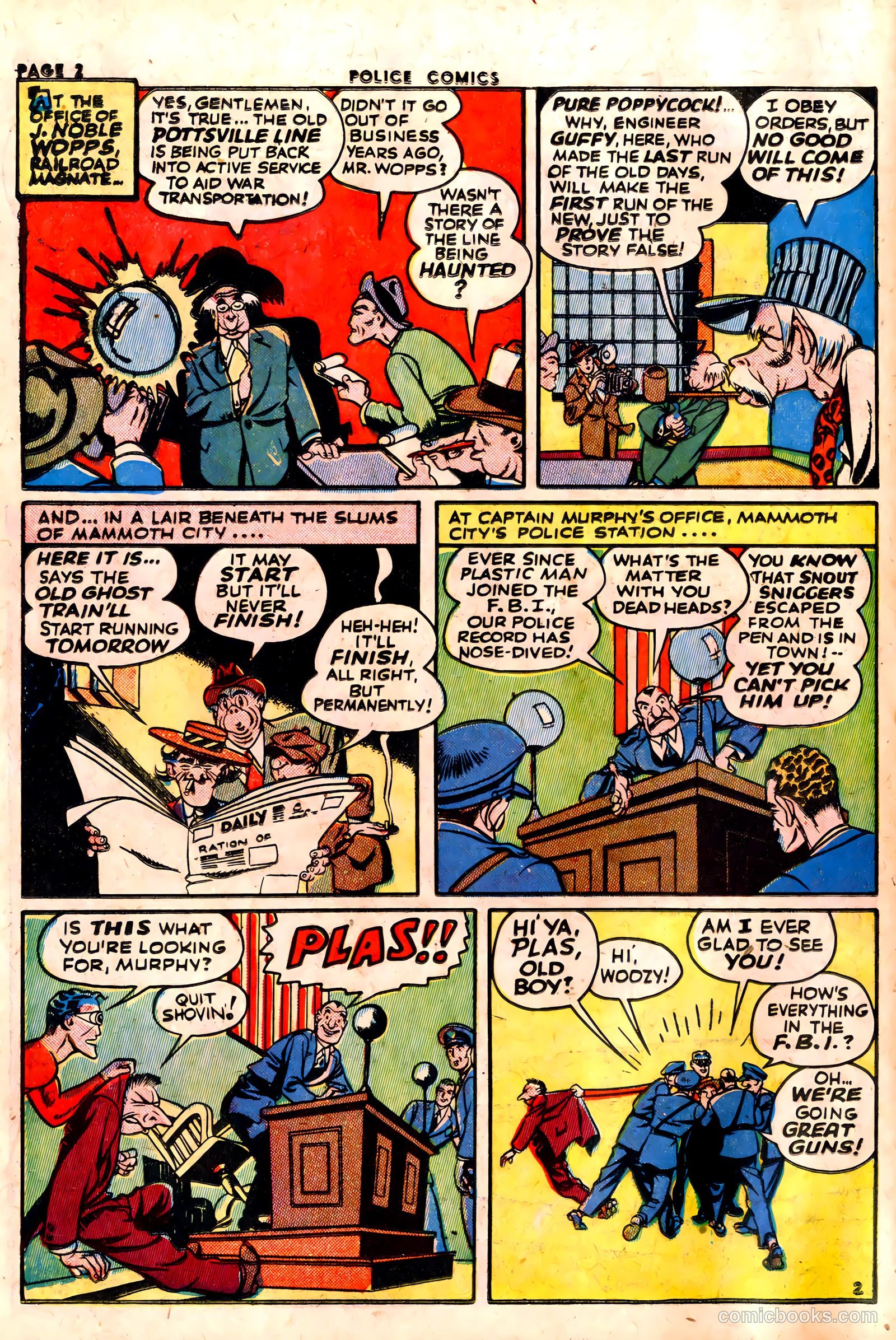 Police Comics #23 — page 4 of 68