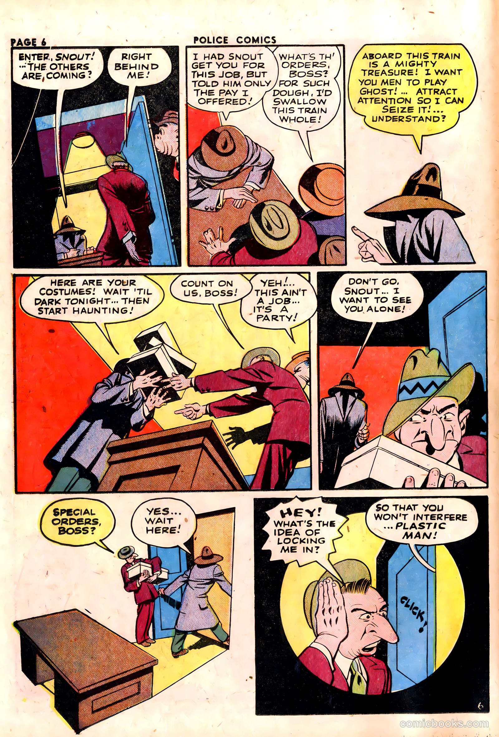 Police Comics #23 — page 8 of 68