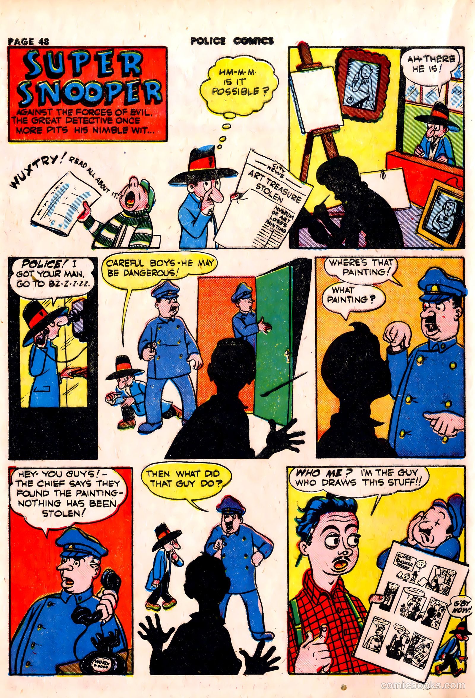 Police Comics #23 — page 50 of 68