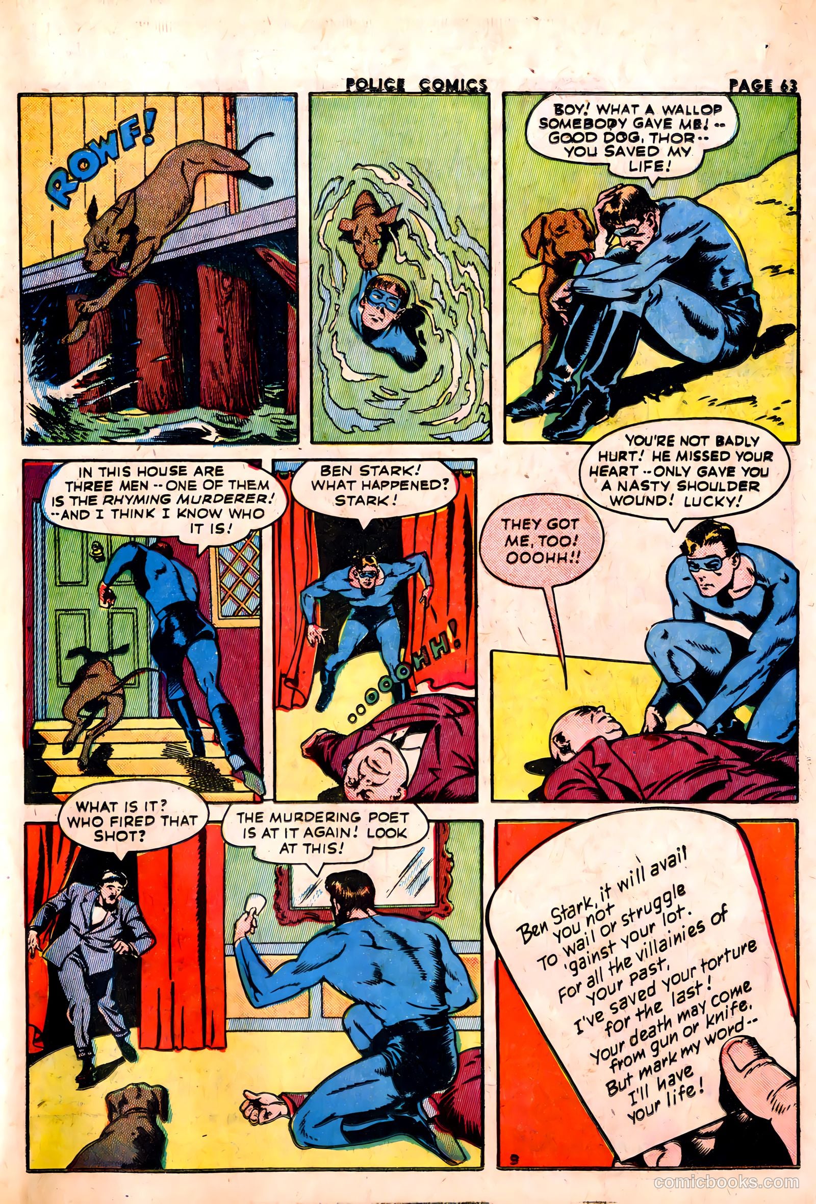 Police Comics #23 — page 65 of 68