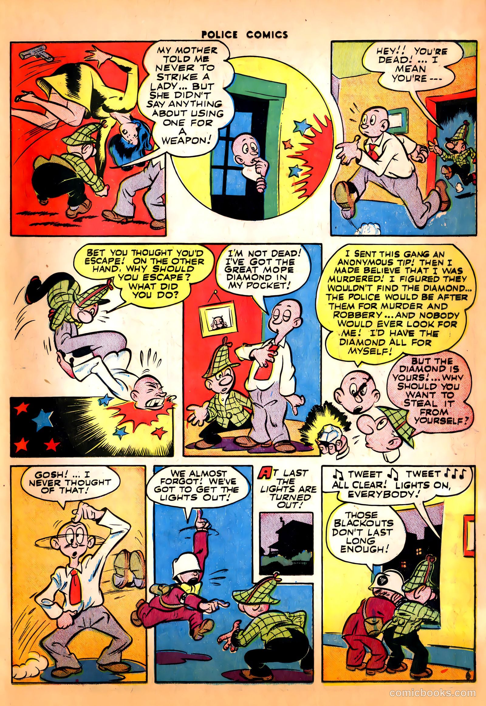 Police Comics #24 — page 49 of 60