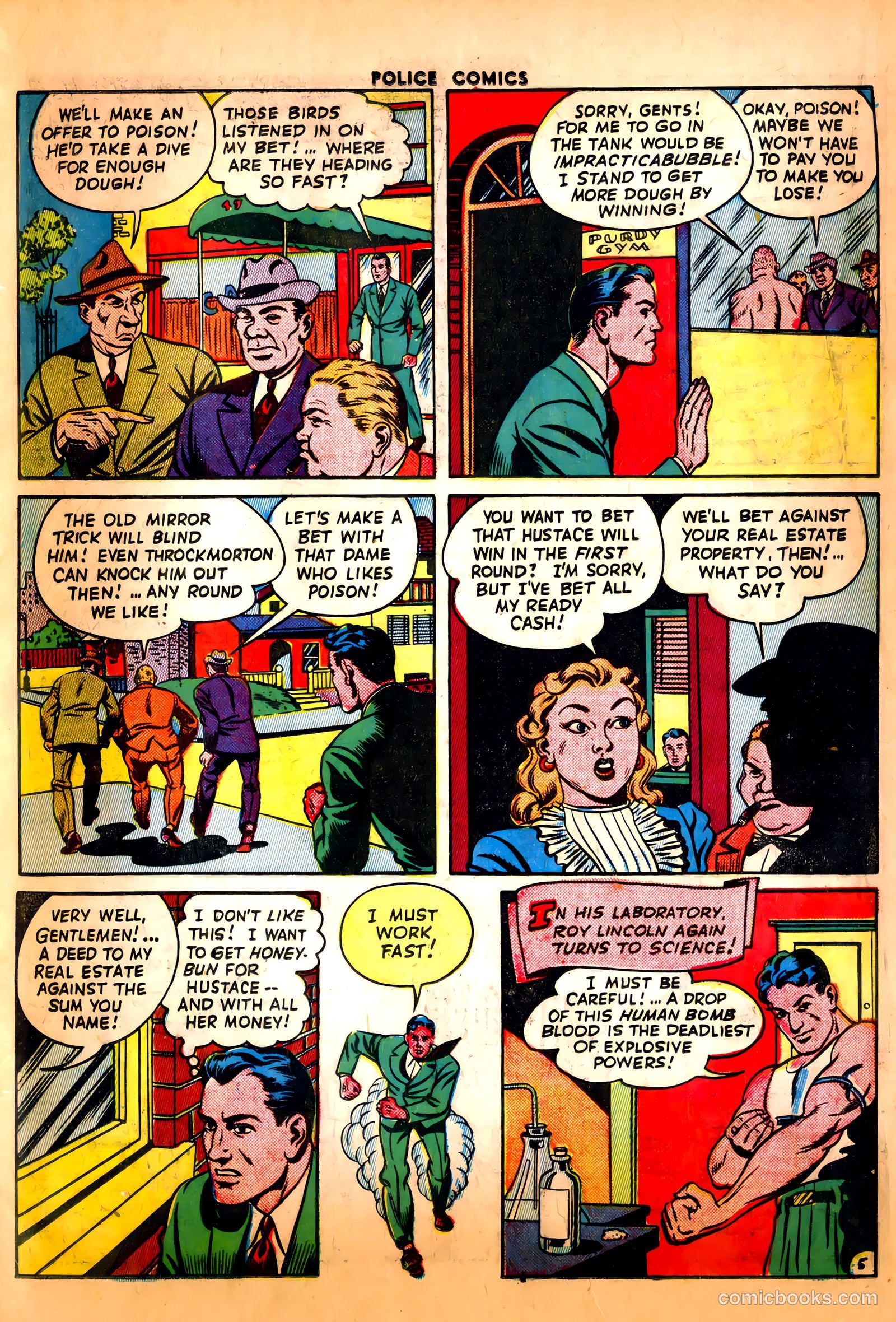 Police Comics #24 — page 55 of 60