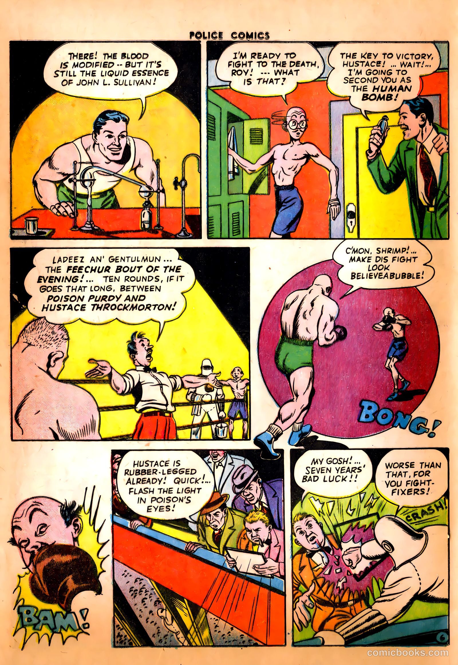 Police Comics #24 — page 56 of 60