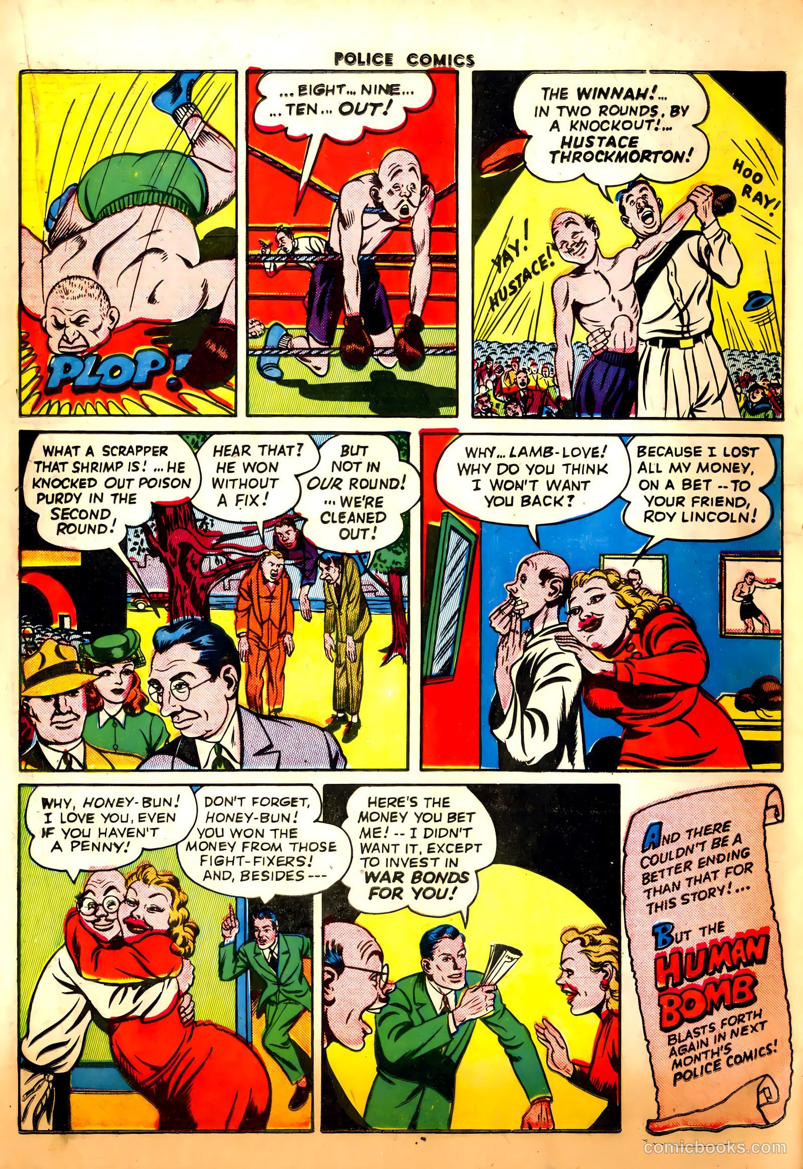 Police Comics #24 — page 58 of 60