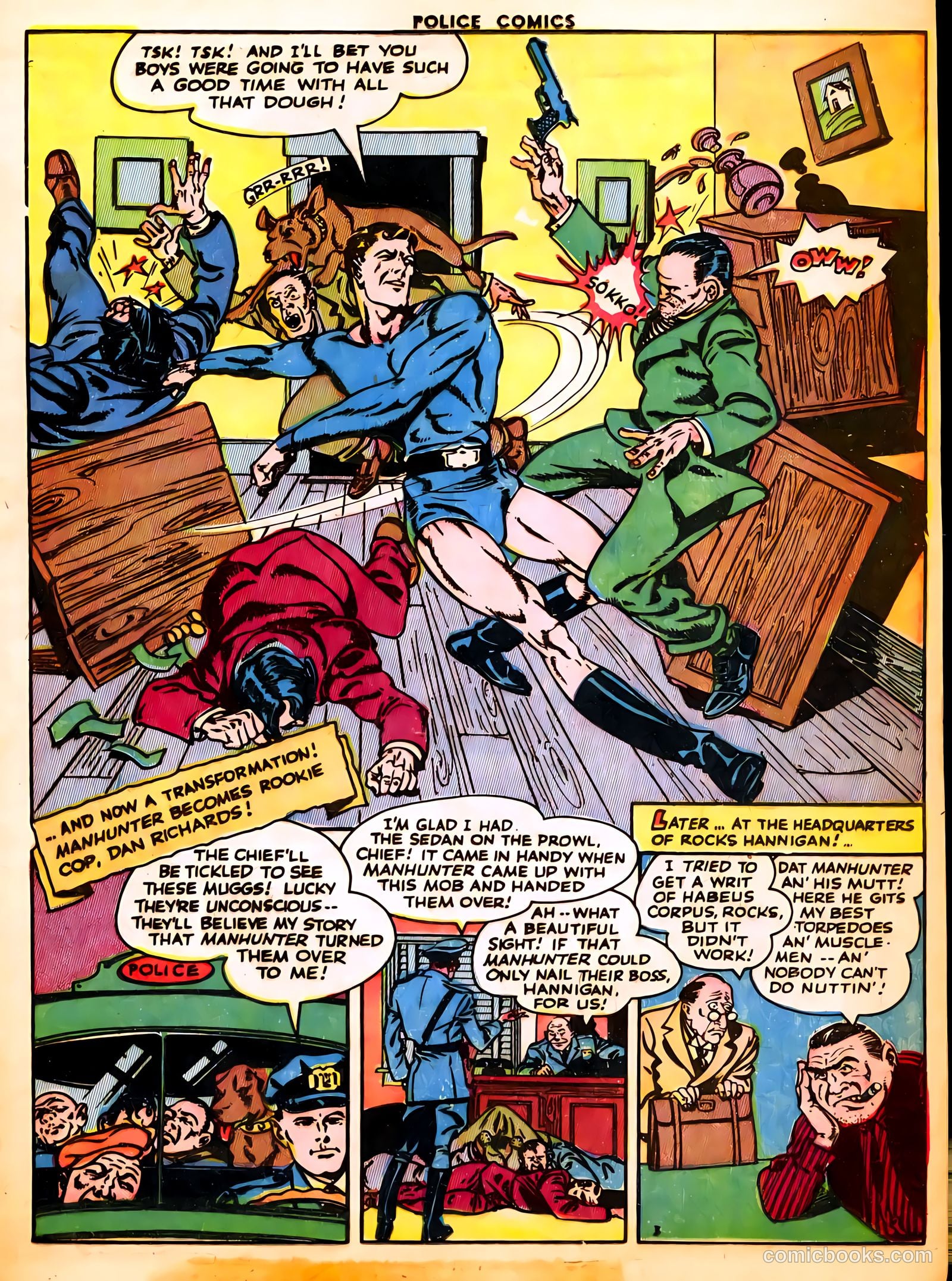 Police Comics #25 — page 51 of 60