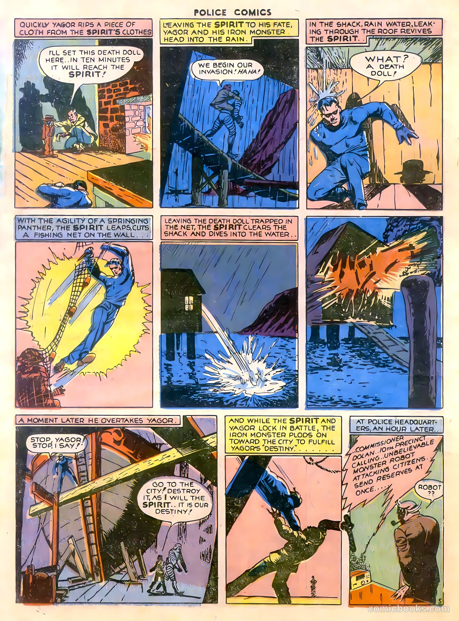 Police Comics #26 — page 56 of 60