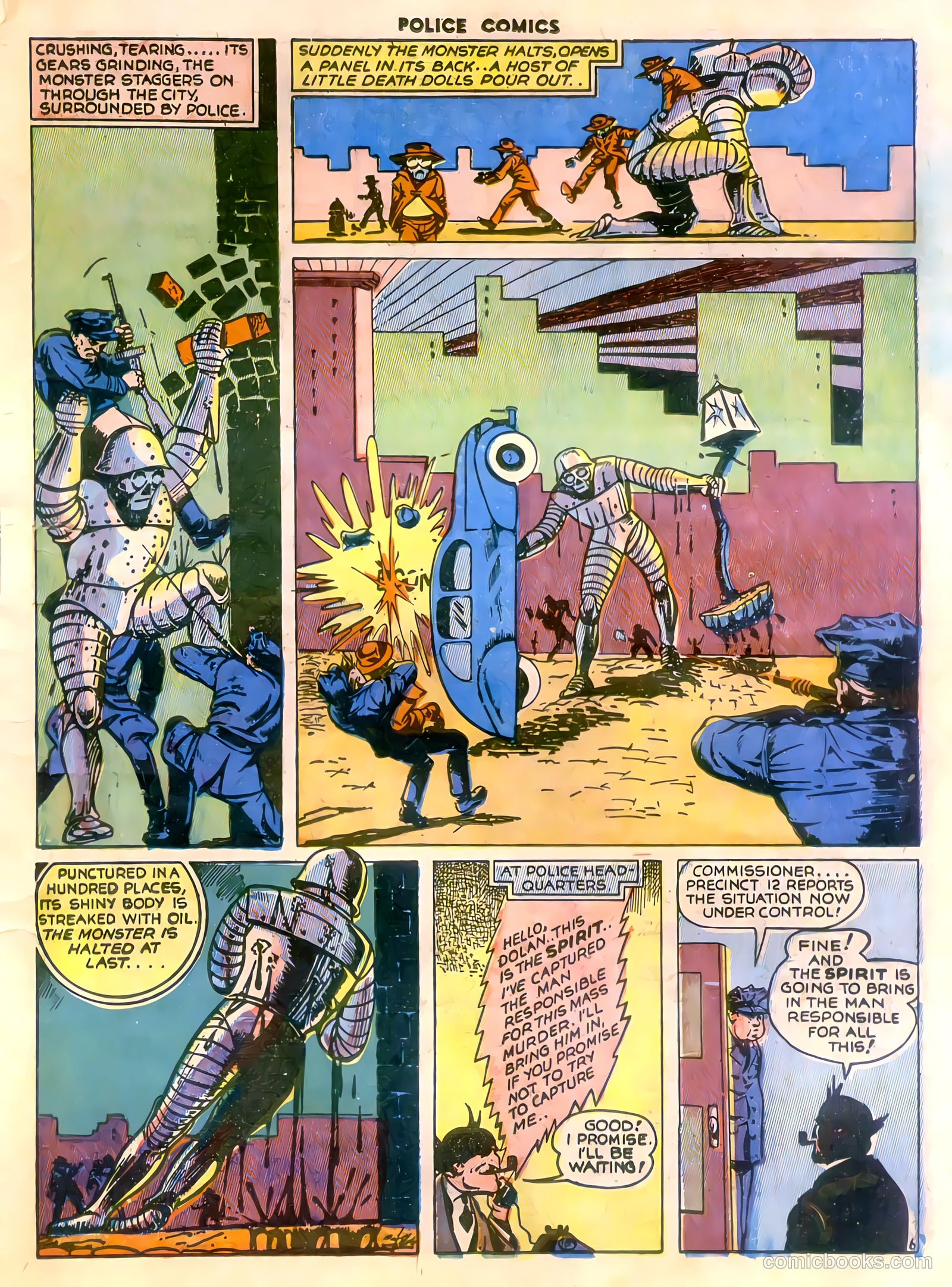 Police Comics #26 — page 57 of 60