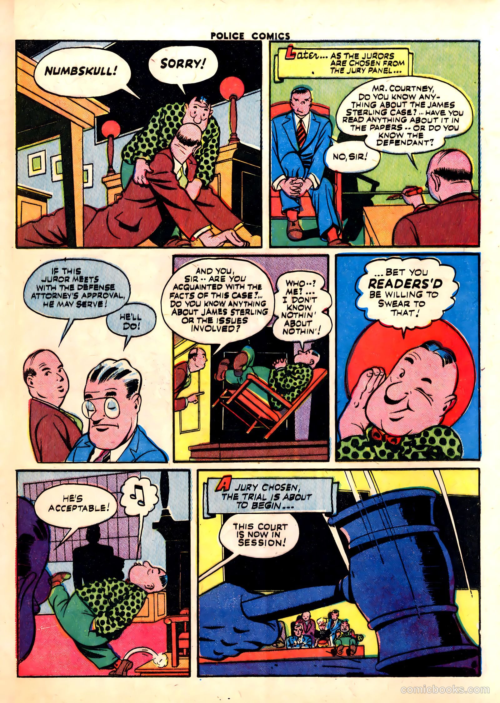 Police Comics #27 — page 8 of 60