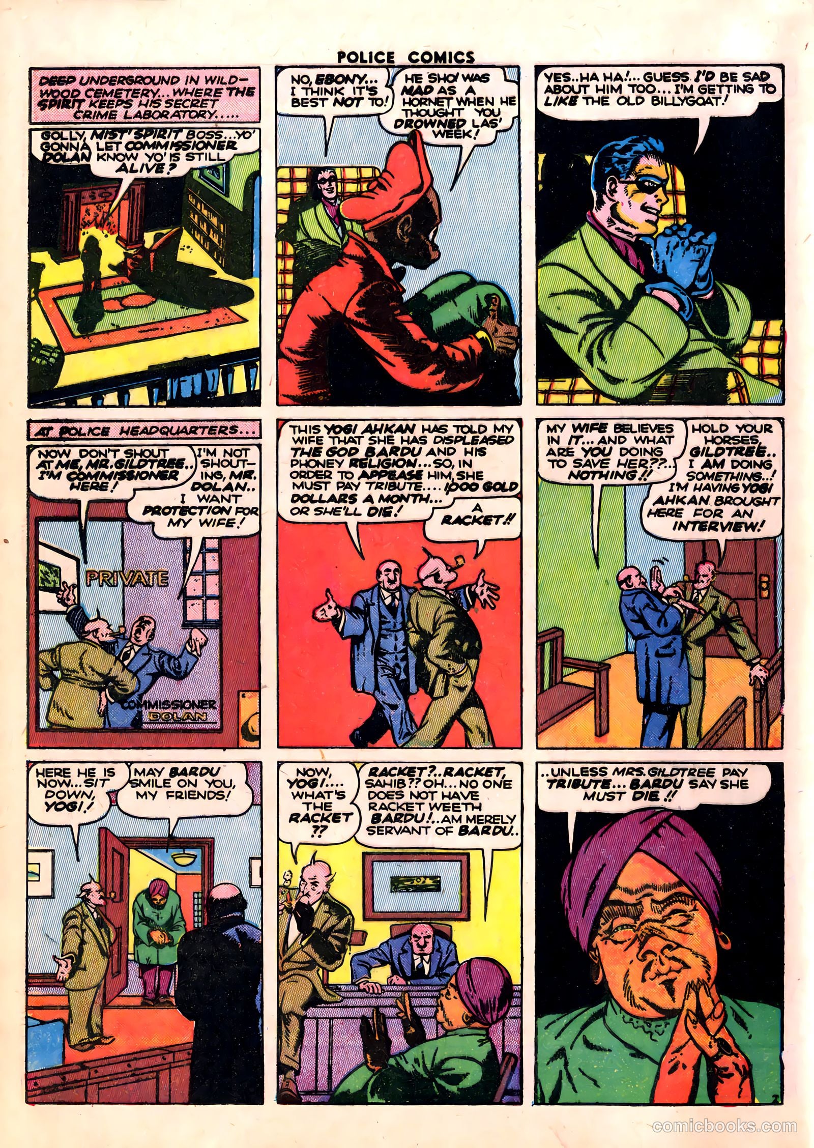 Police Comics #27 — page 52 of 60