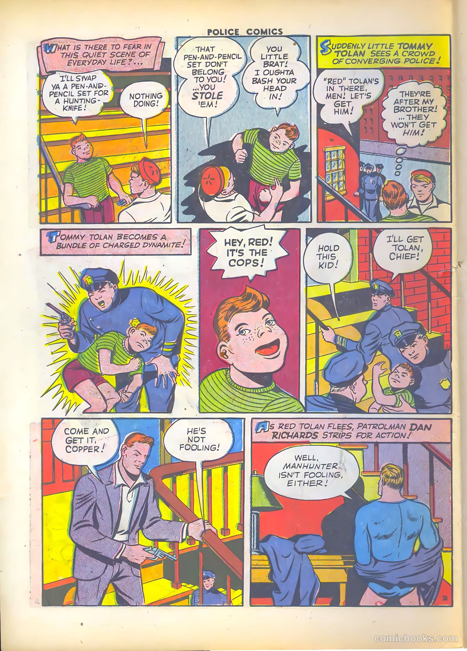 Police Comics #28 — page 50 of 60
