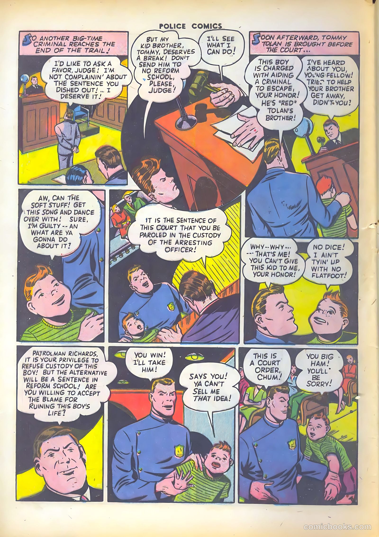 Police Comics #28 — page 52 of 60