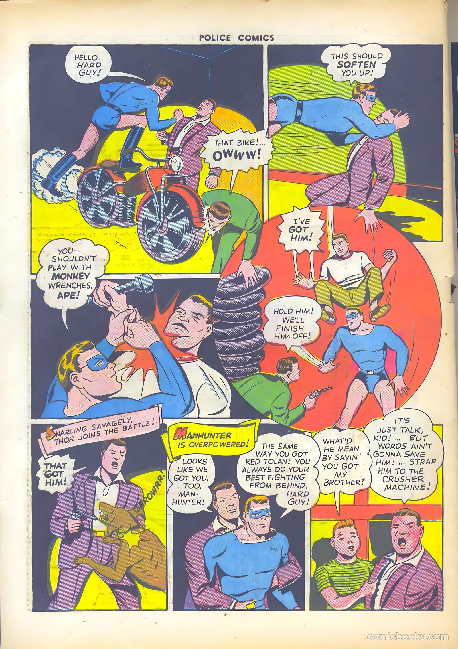 Police Comics #28 — page 56 of 60