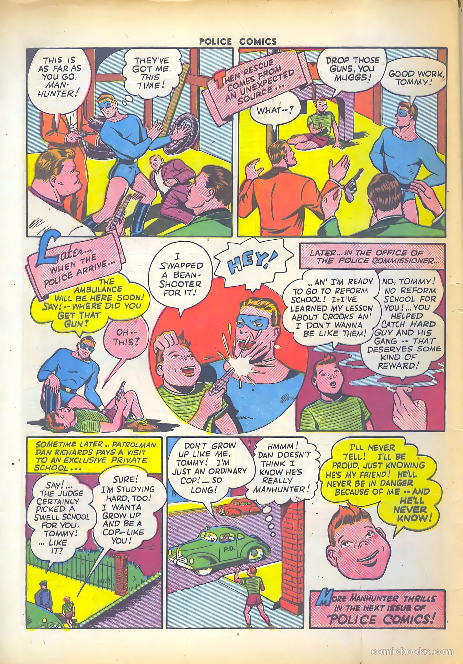 Police Comics #28 — page 58 of 60