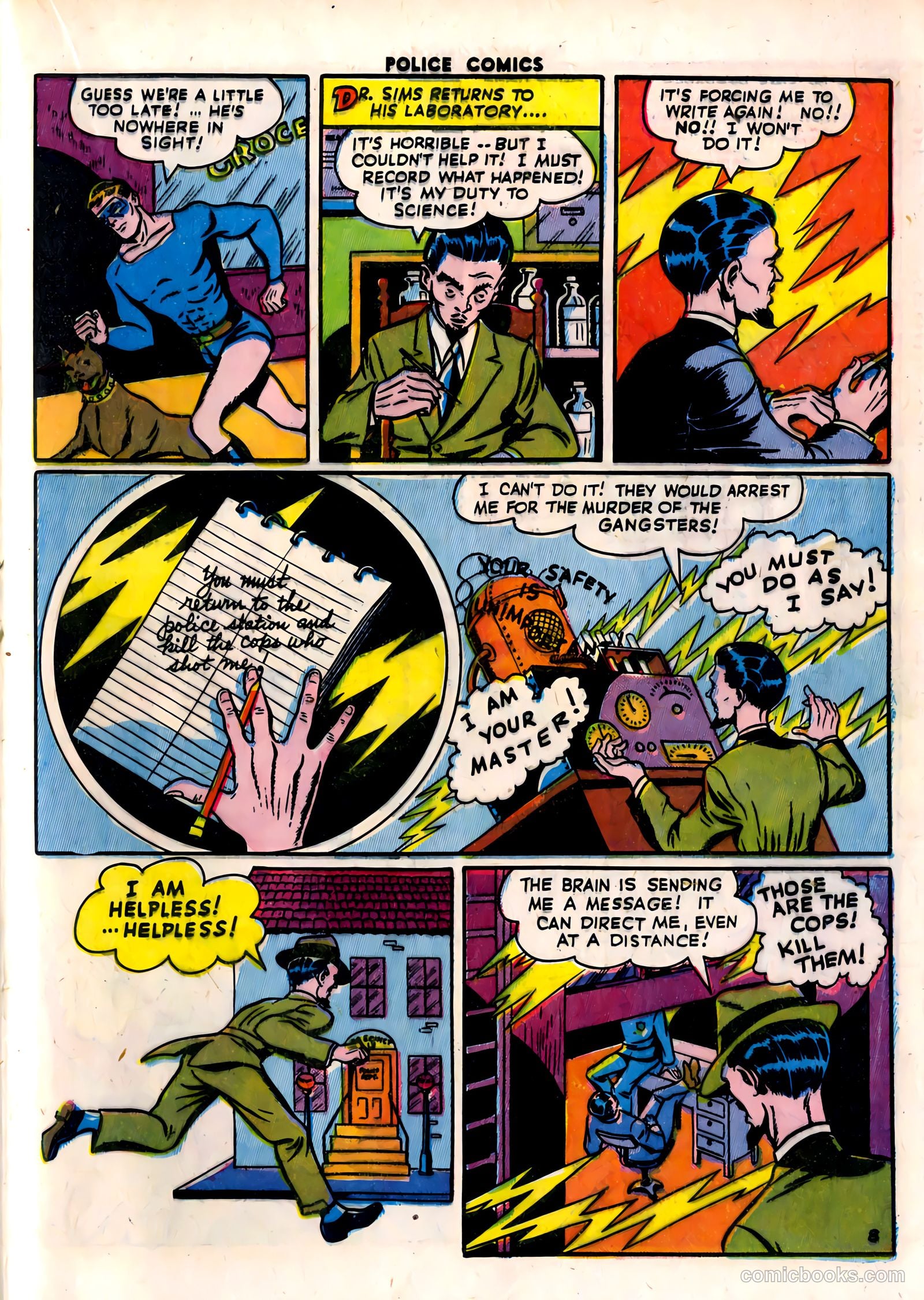 Police Comics #29 — page 37 of 60