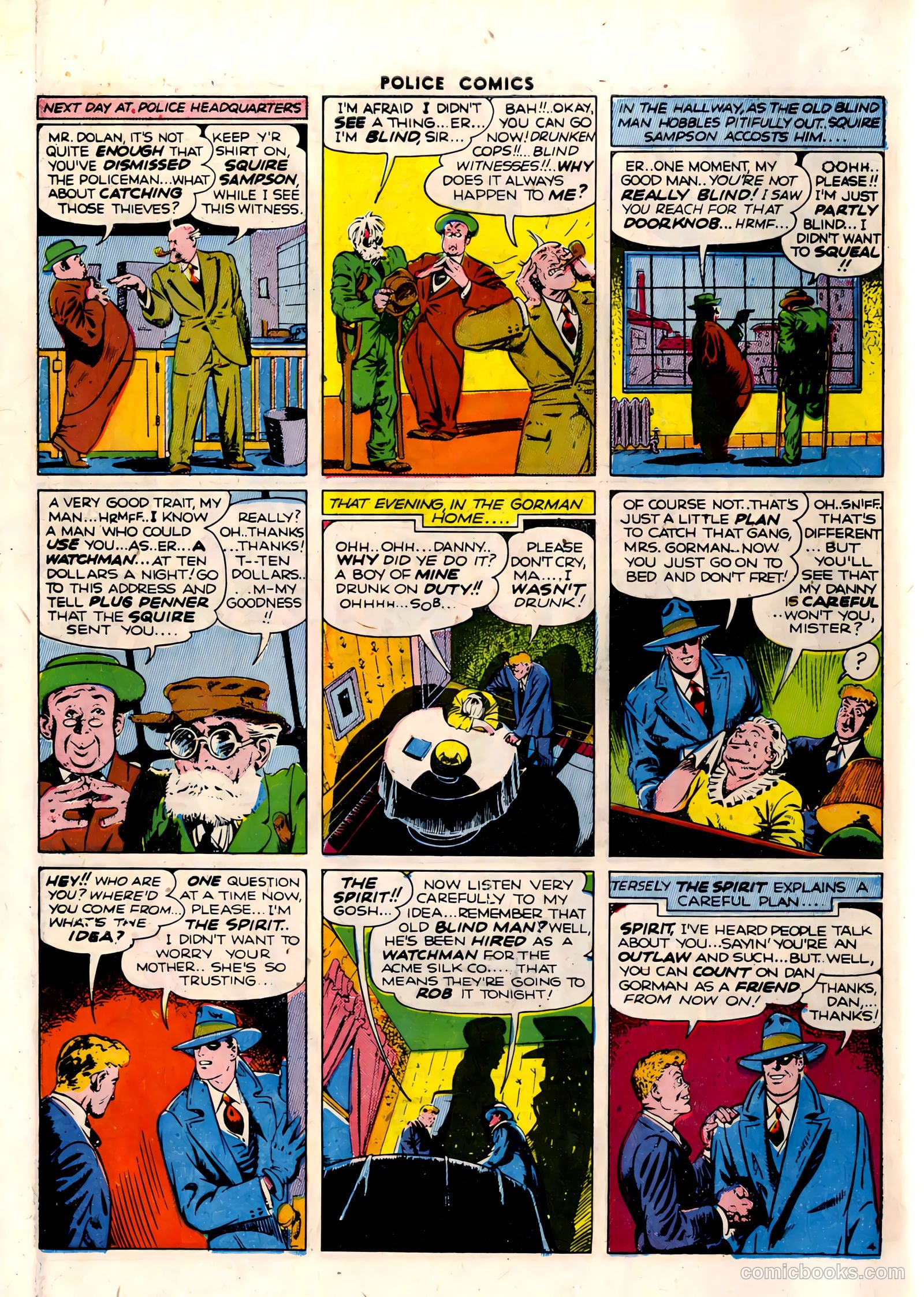 Police Comics #29 — page 54 of 60