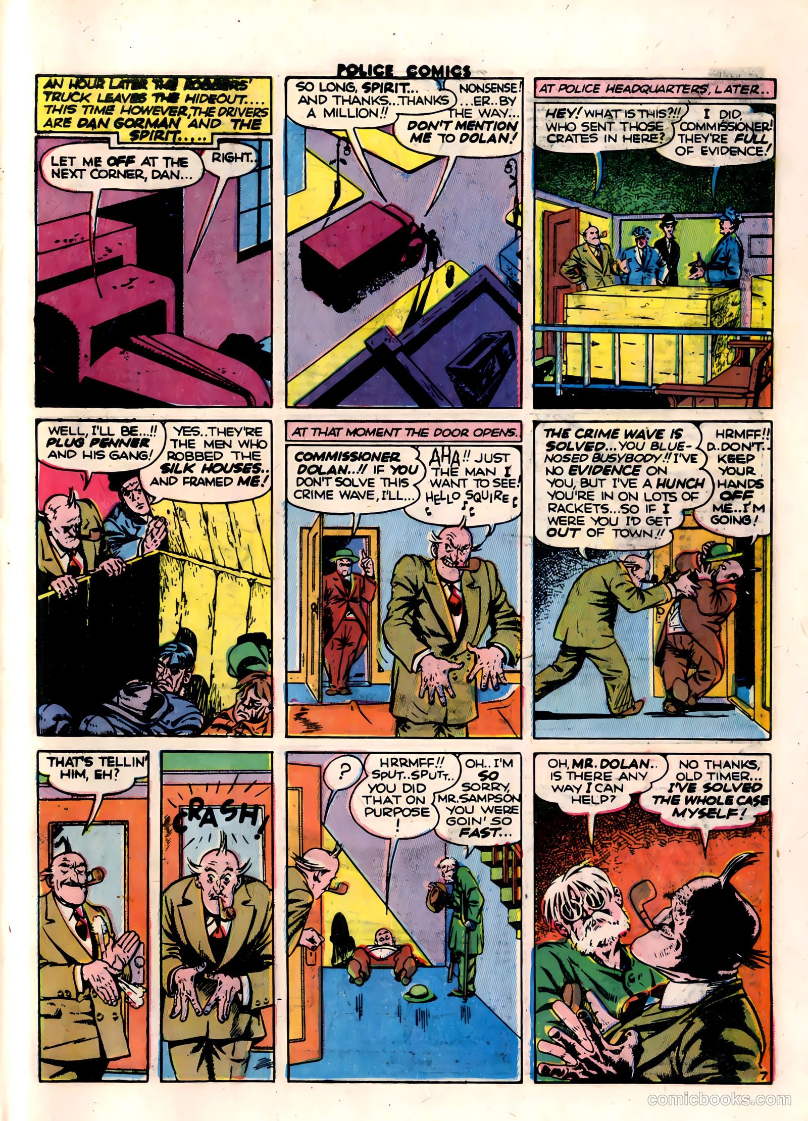 Police Comics #29 — page 57 of 60