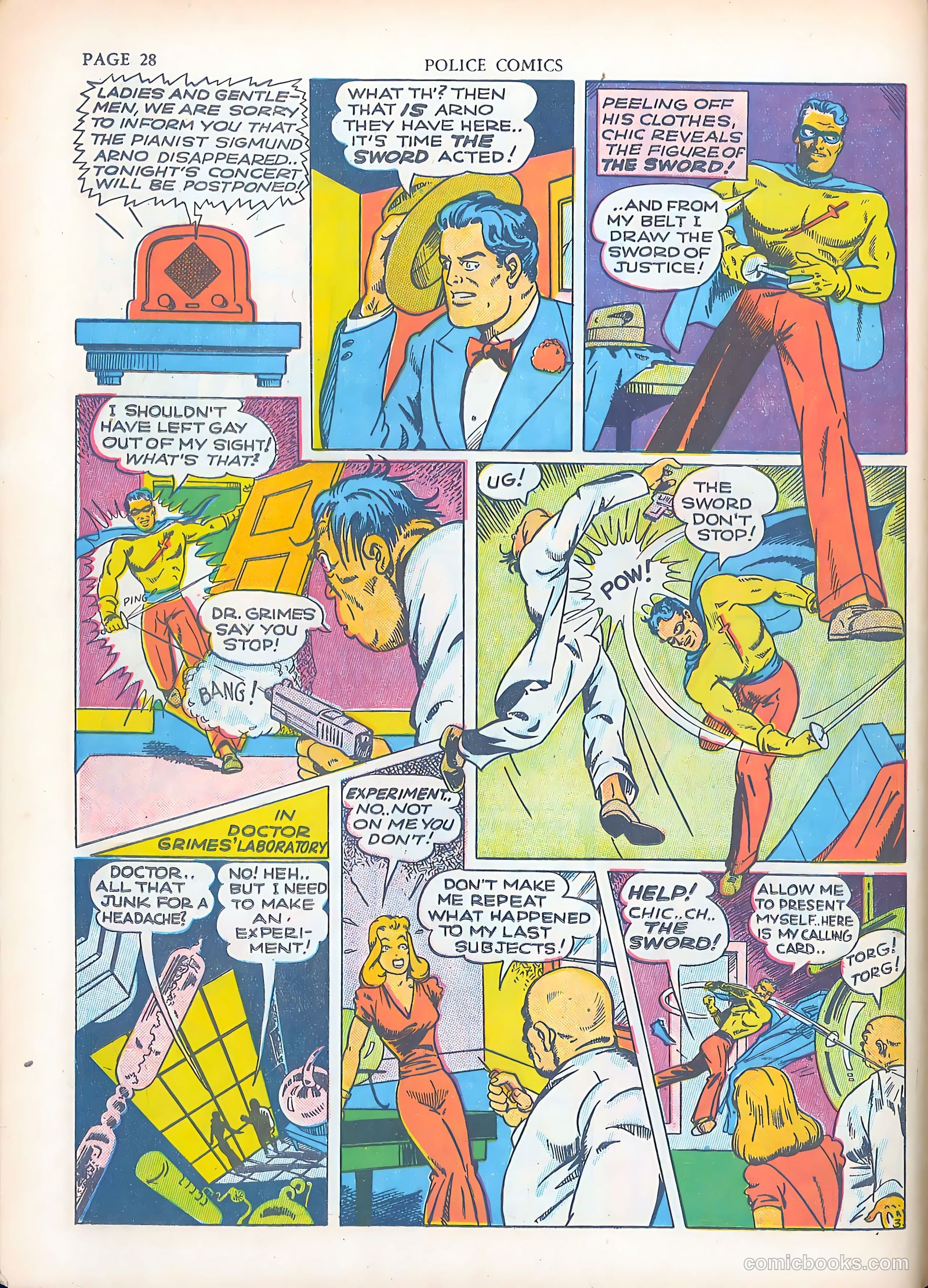 Police Comics #3 — page 30 of 68