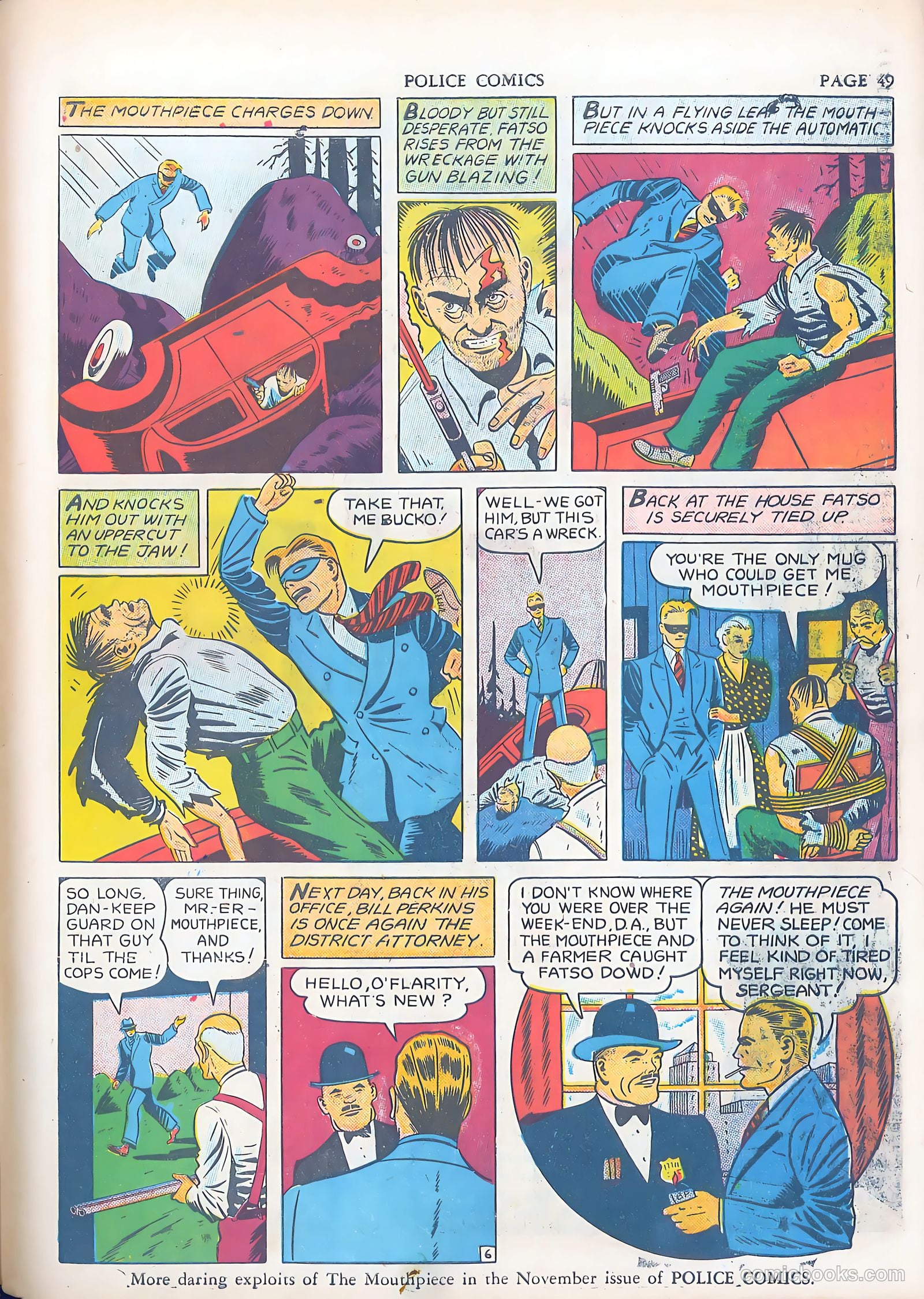 Police Comics #3 — page 51 of 68
