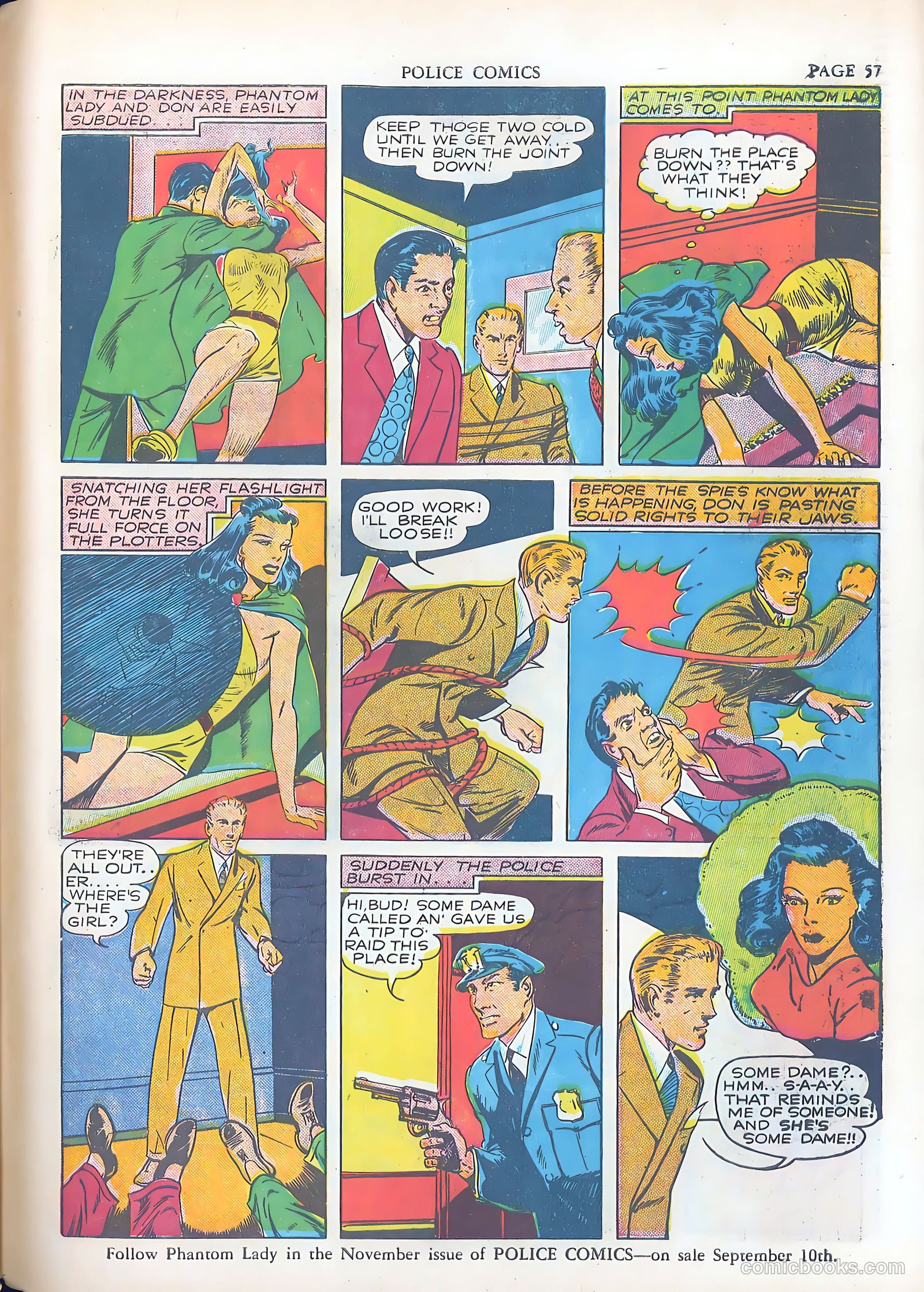 Police Comics #3 — page 59 of 68