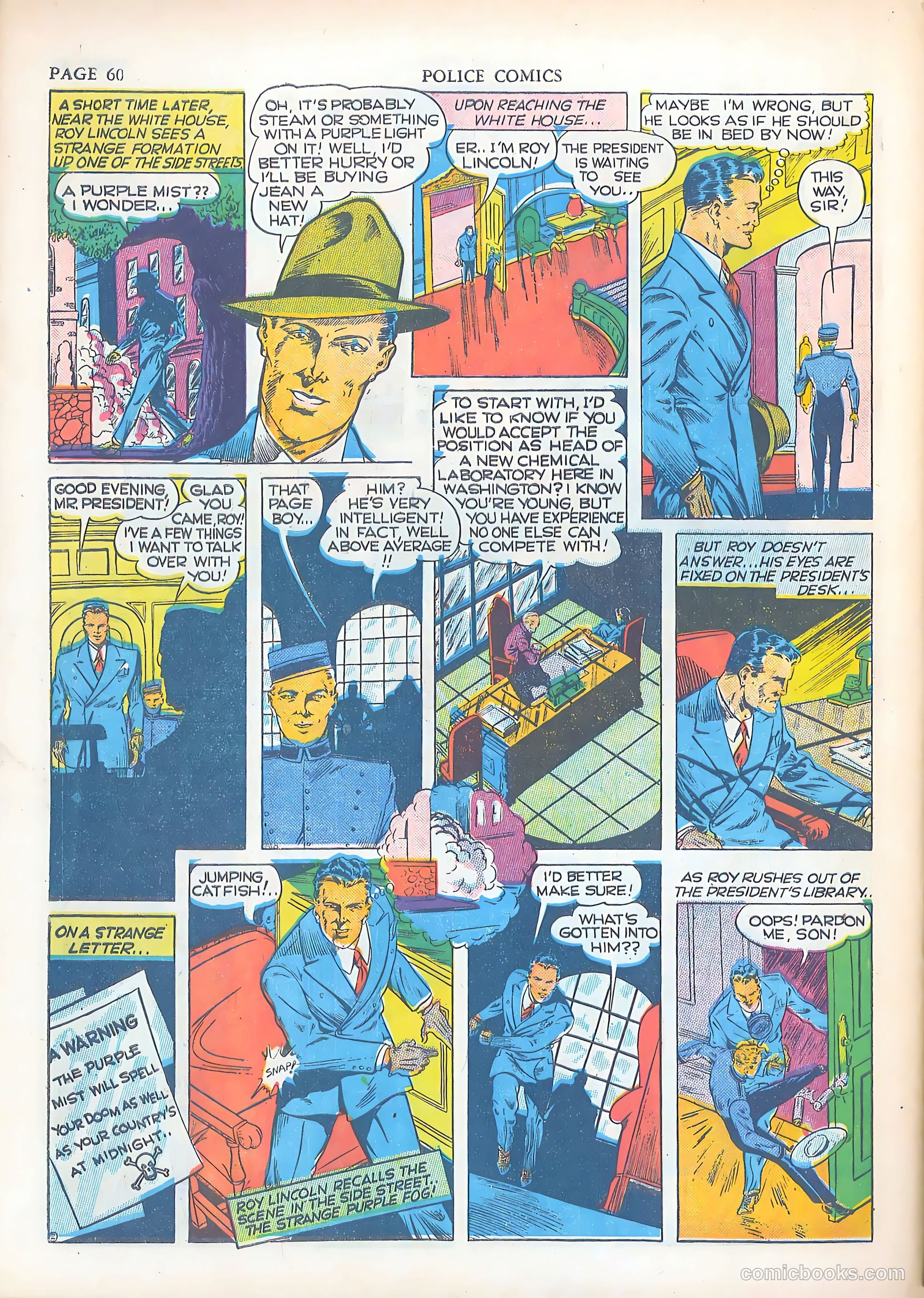 Police Comics #3 — page 62 of 68