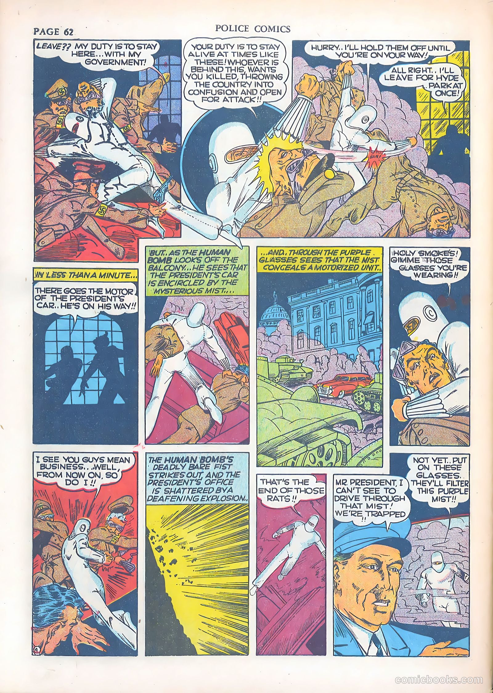 Police Comics #3 — page 64 of 68