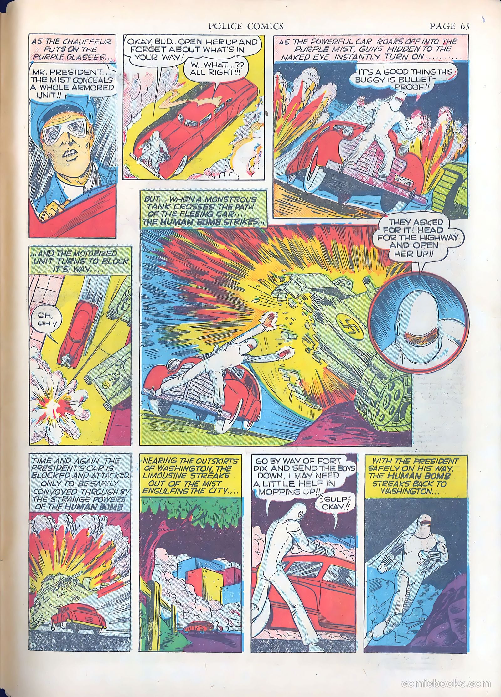 Police Comics #3 — page 65 of 68