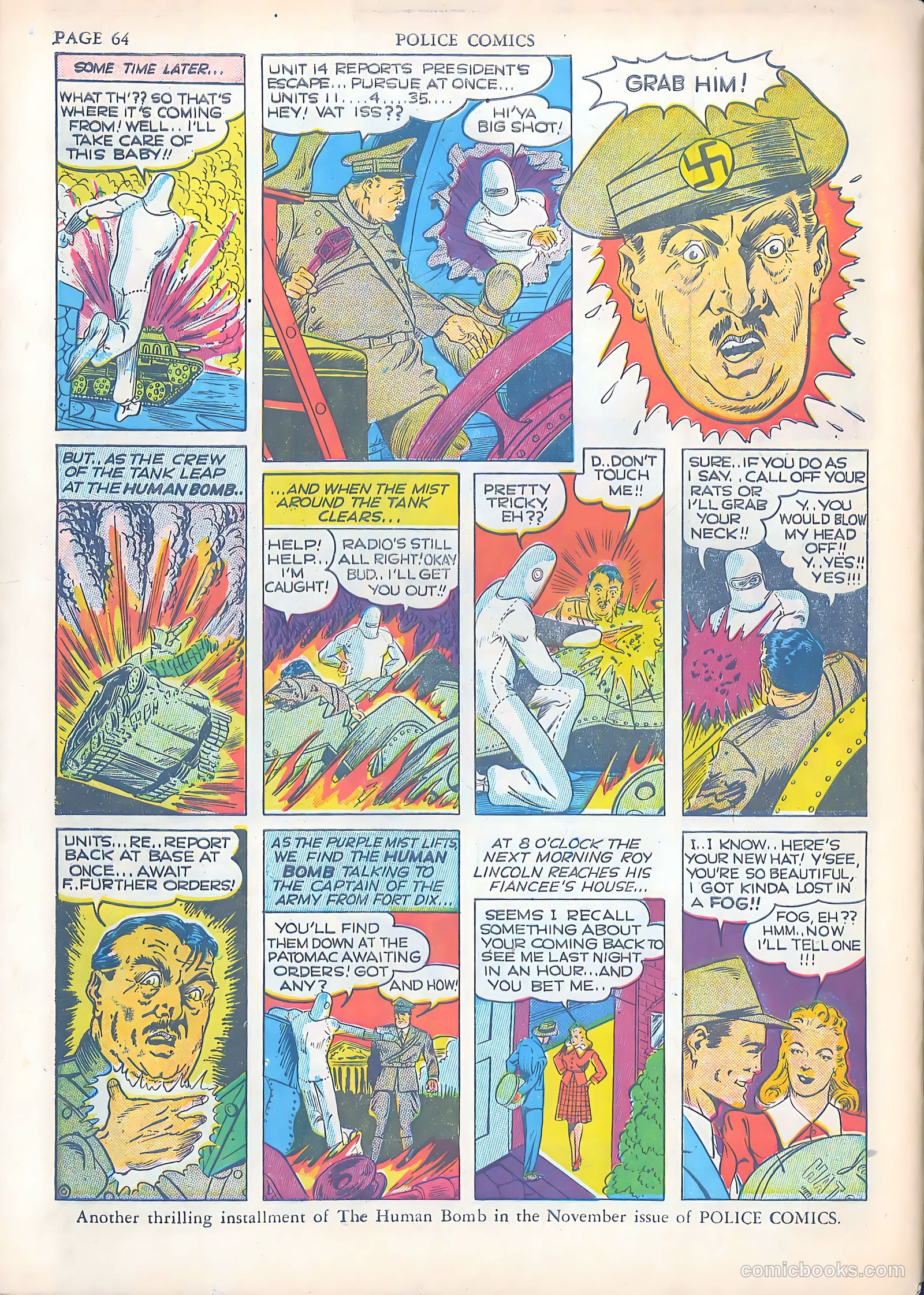 Police Comics #3 — page 66 of 68