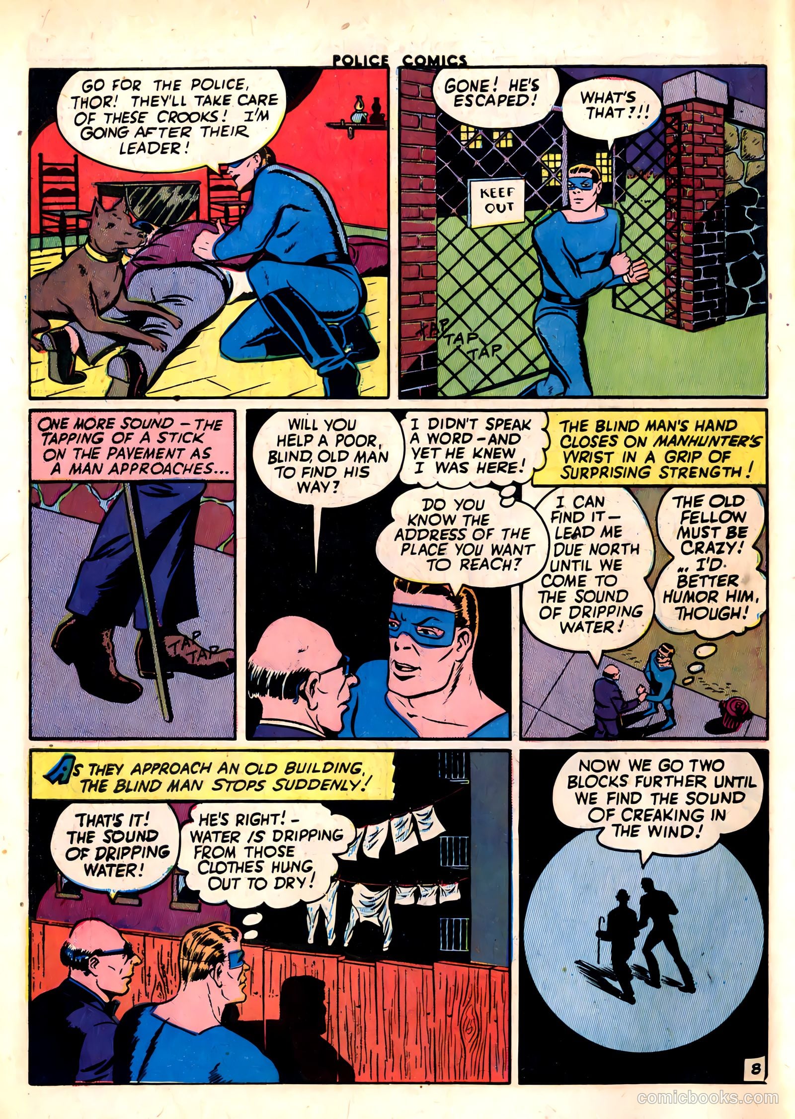 Police Comics #30 — page 56 of 60