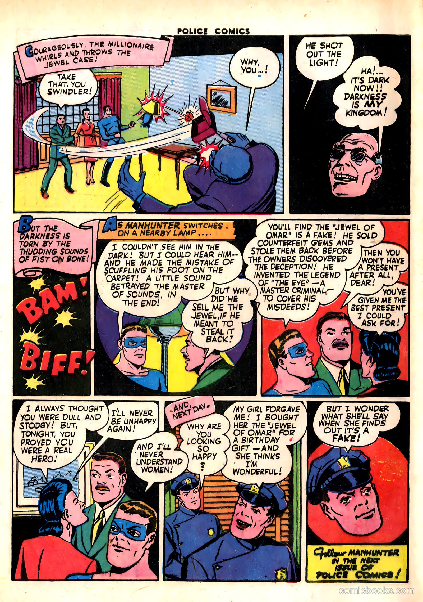 Police Comics #30 — page 58 of 60