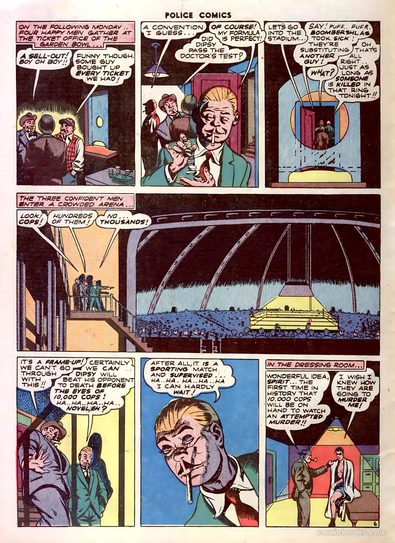 Police Comics #31 — page 56 of 60