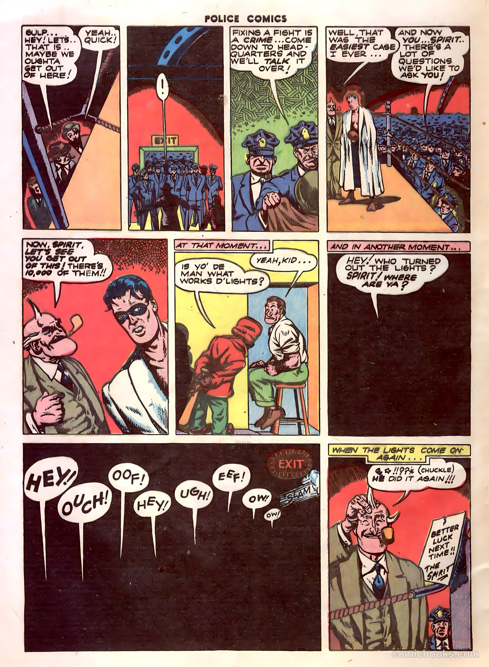Police Comics #31 — page 58 of 60