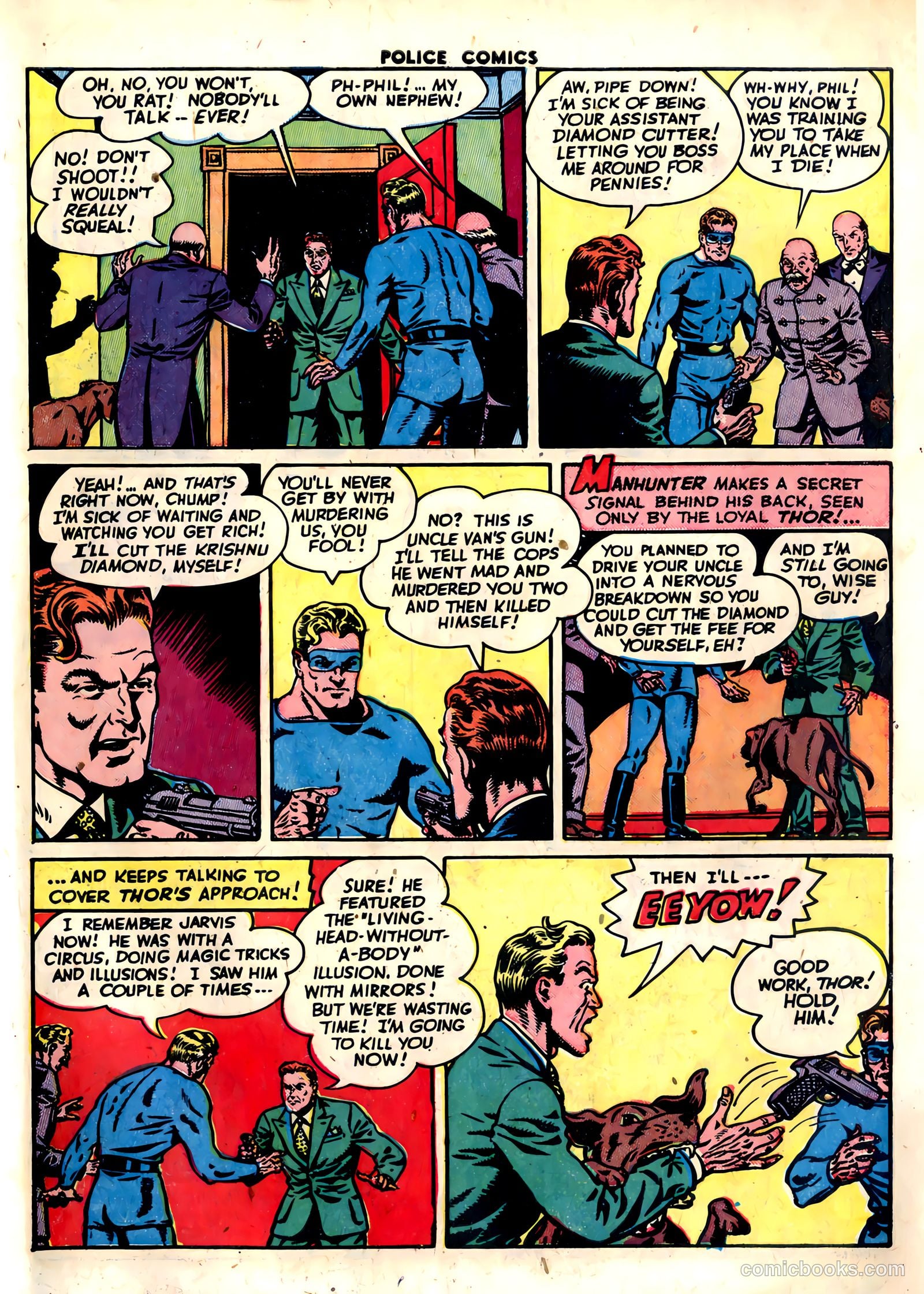 Police Comics #32 — page 57 of 60