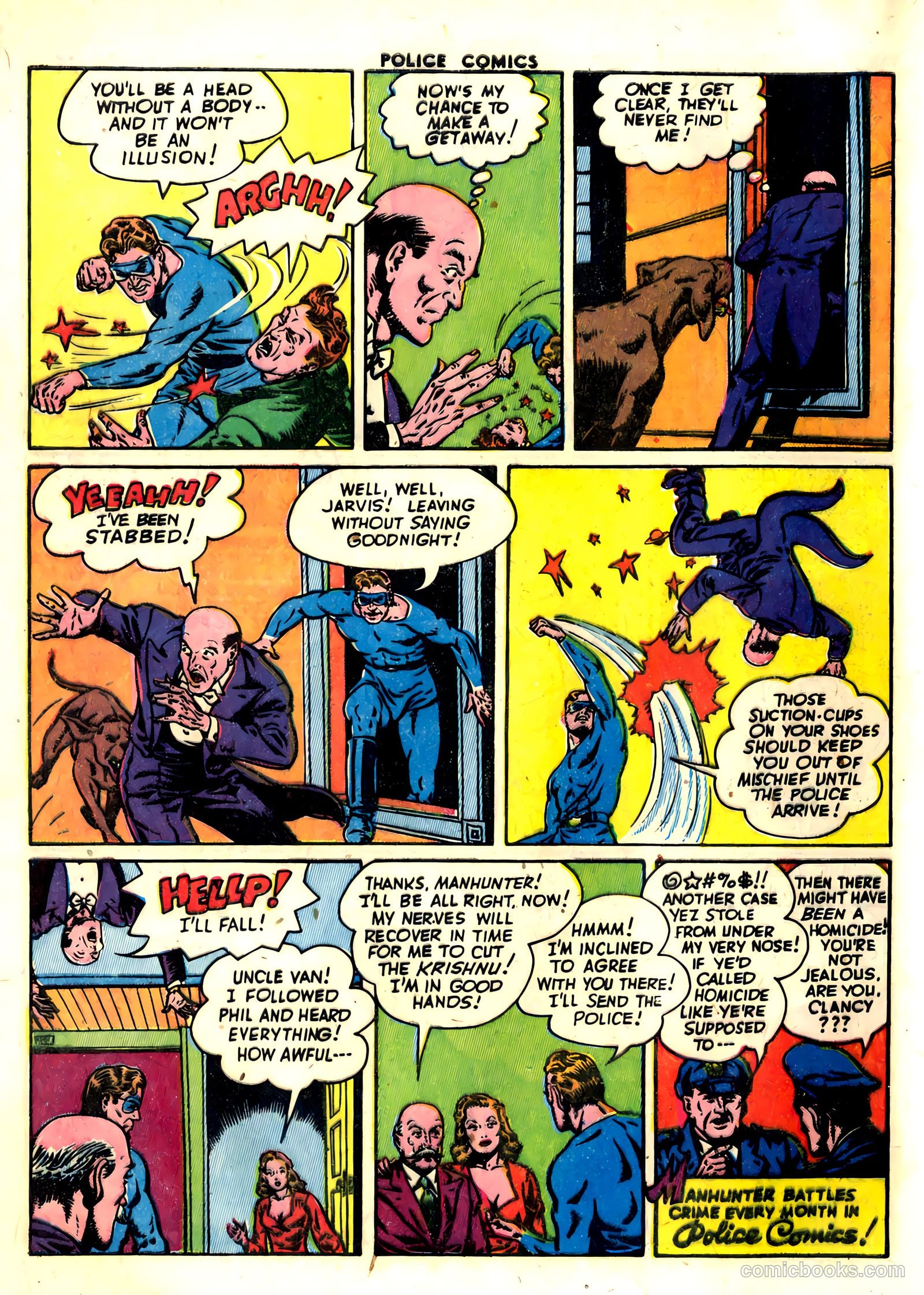 Police Comics #32 — page 58 of 60