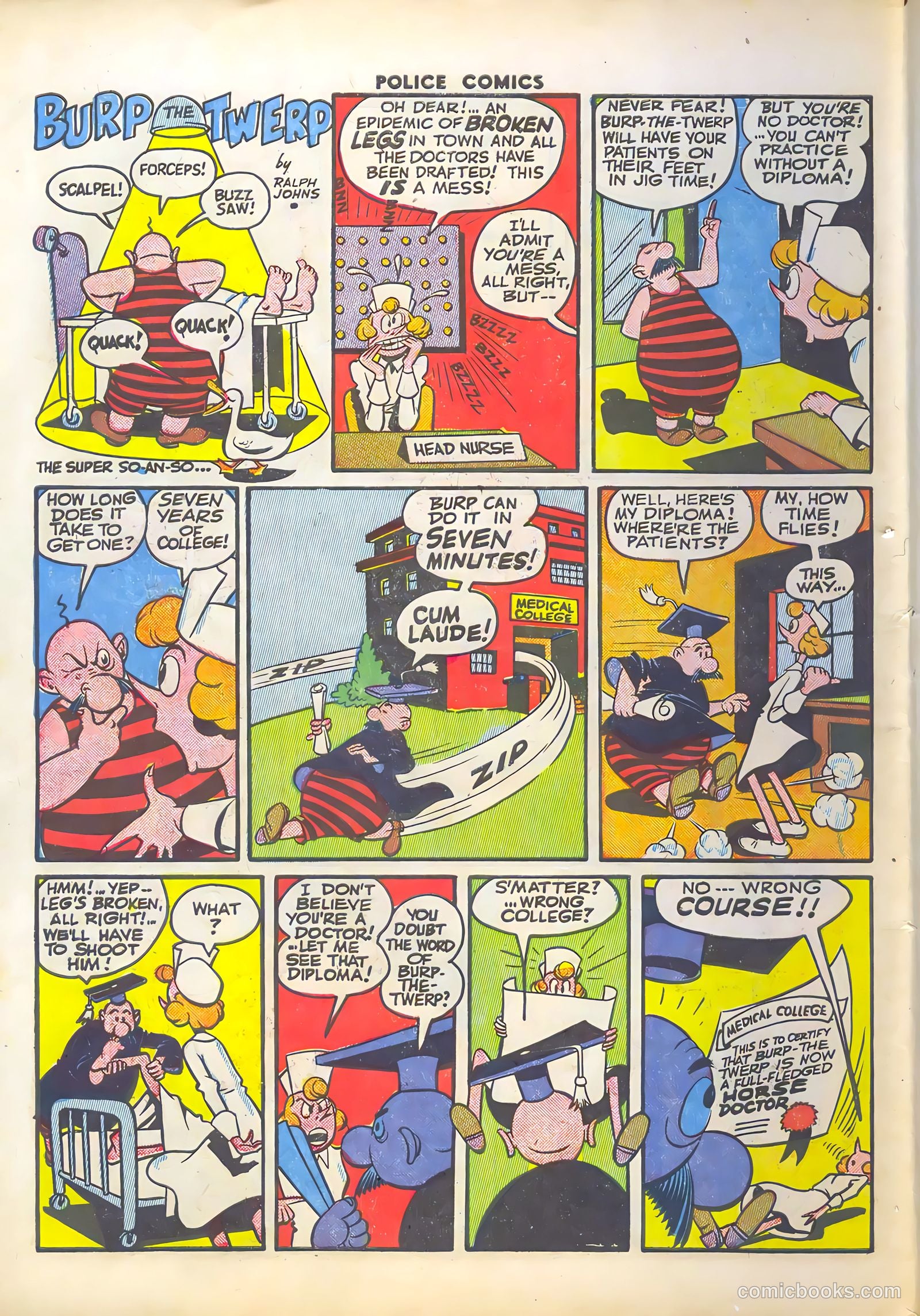 Police Comics #33 — page 50 of 60